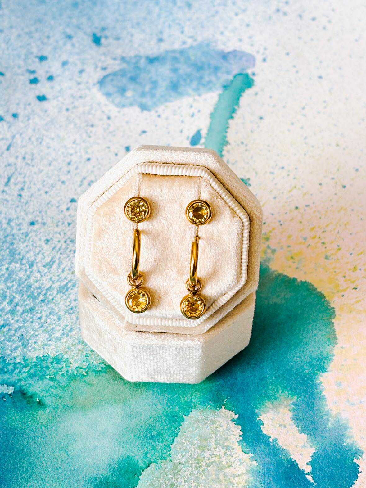 Citrine Halo - (Charms)