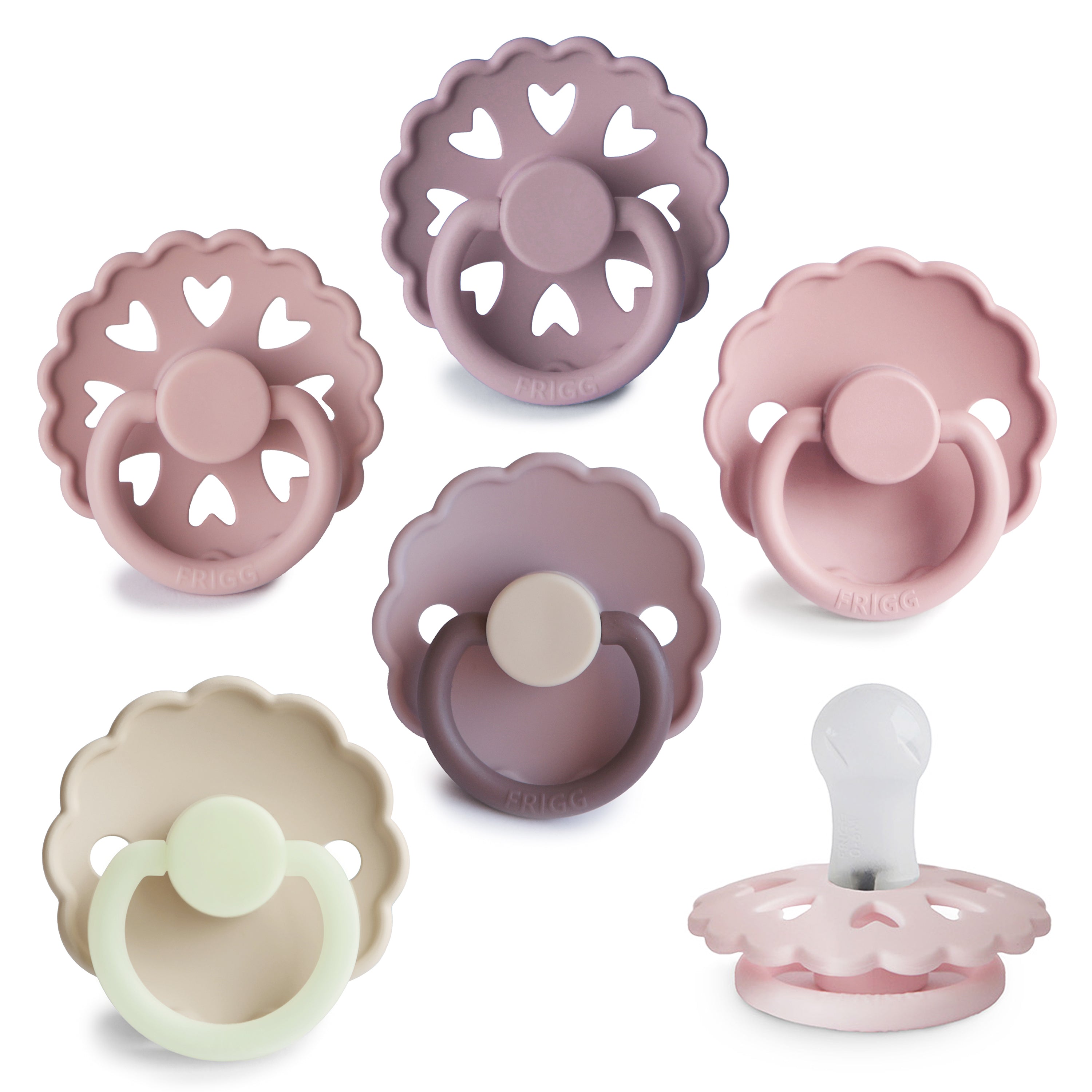 FRIGG Silicone Pacifier 6-Pack {Drop Ship}