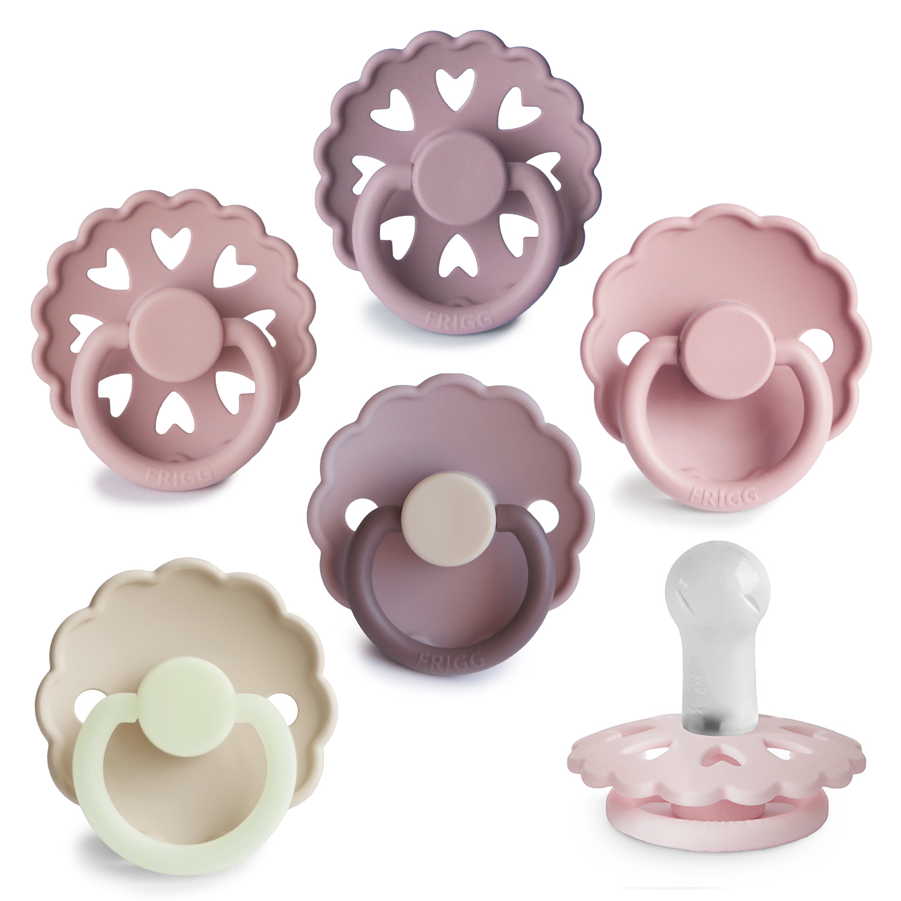 FRIGG Silicone Pacifier 6-Pack {Drop Ship}