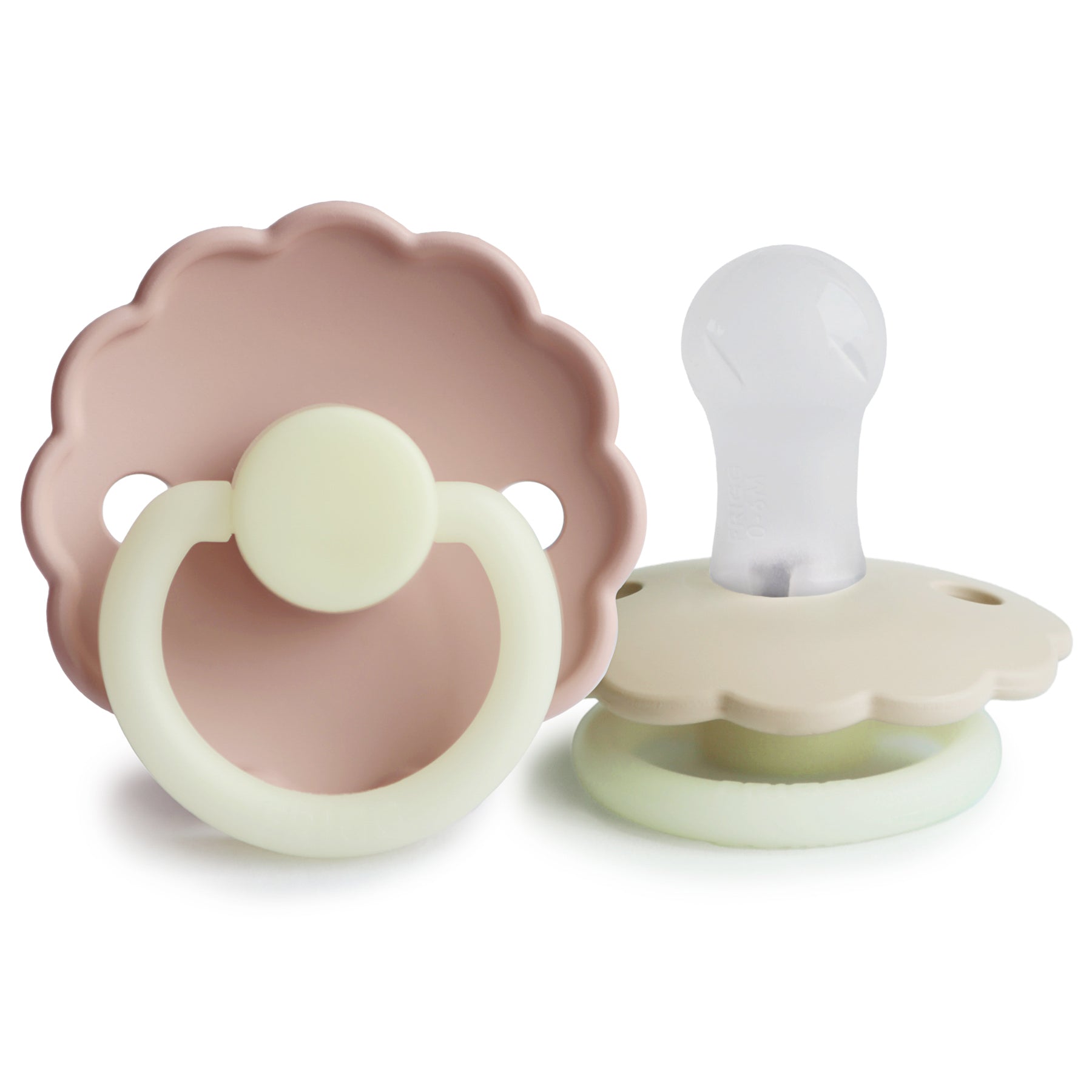 FRIGG Daisy Night Silicone Pacifier 2-Pack {Drop Ship}