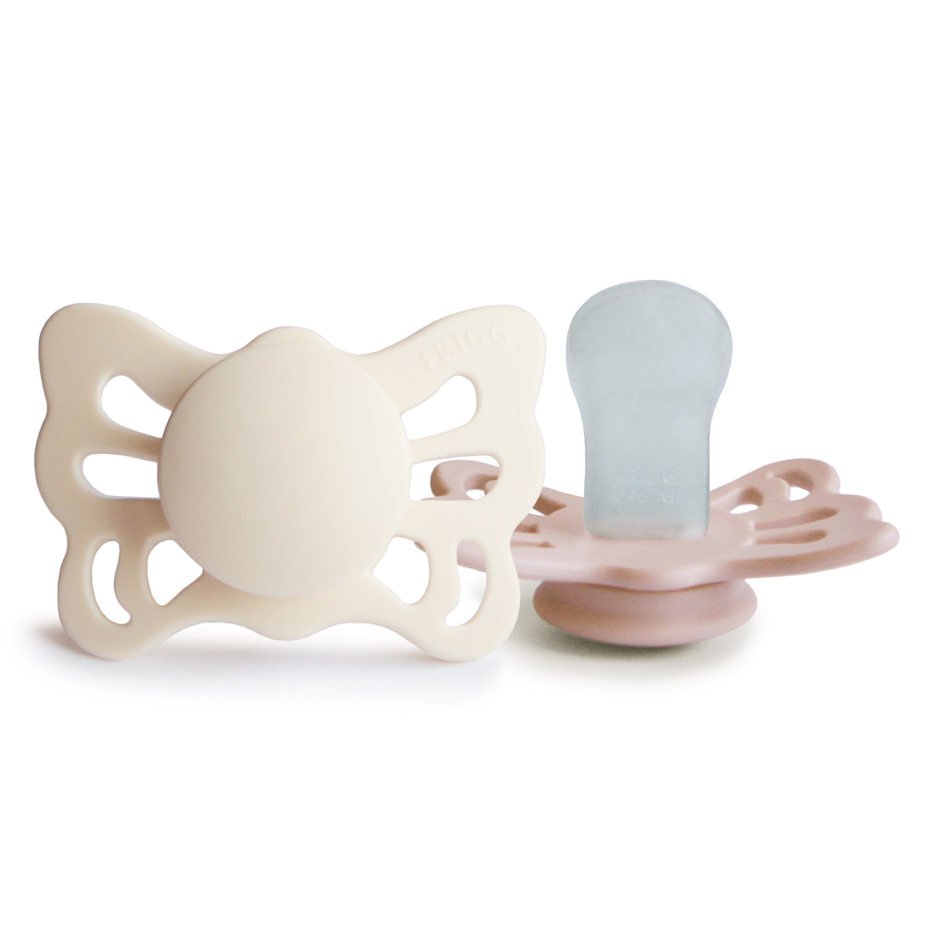 FRIGG Butterfly Anatomical Silicone Pacifier 2-Pack (0-6 Months) {Drop Ship}