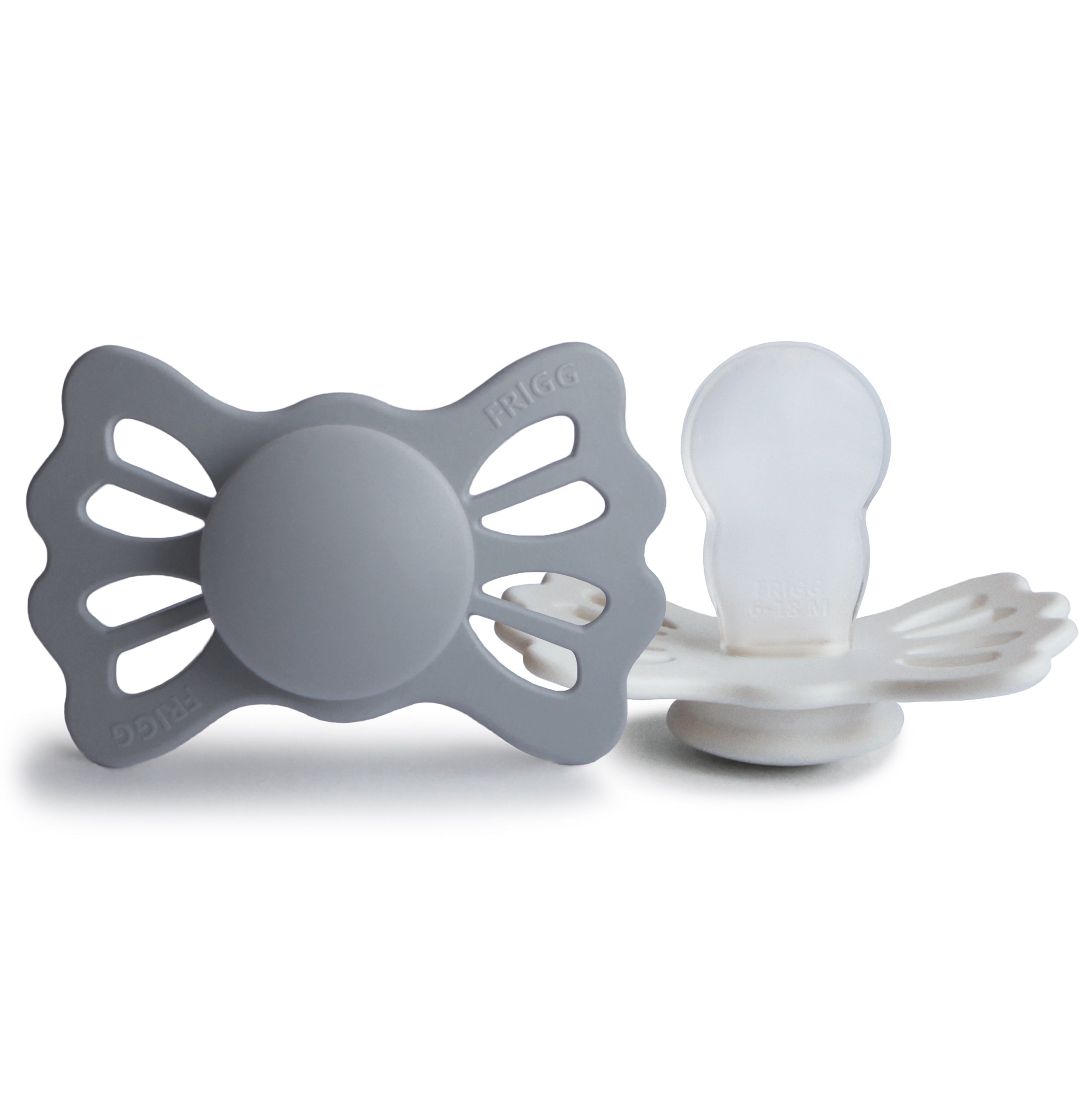 FRIGG Lucky Symmetrical Silicone Pacifier 2-Pack (6-18 Months) {Drop Ship}