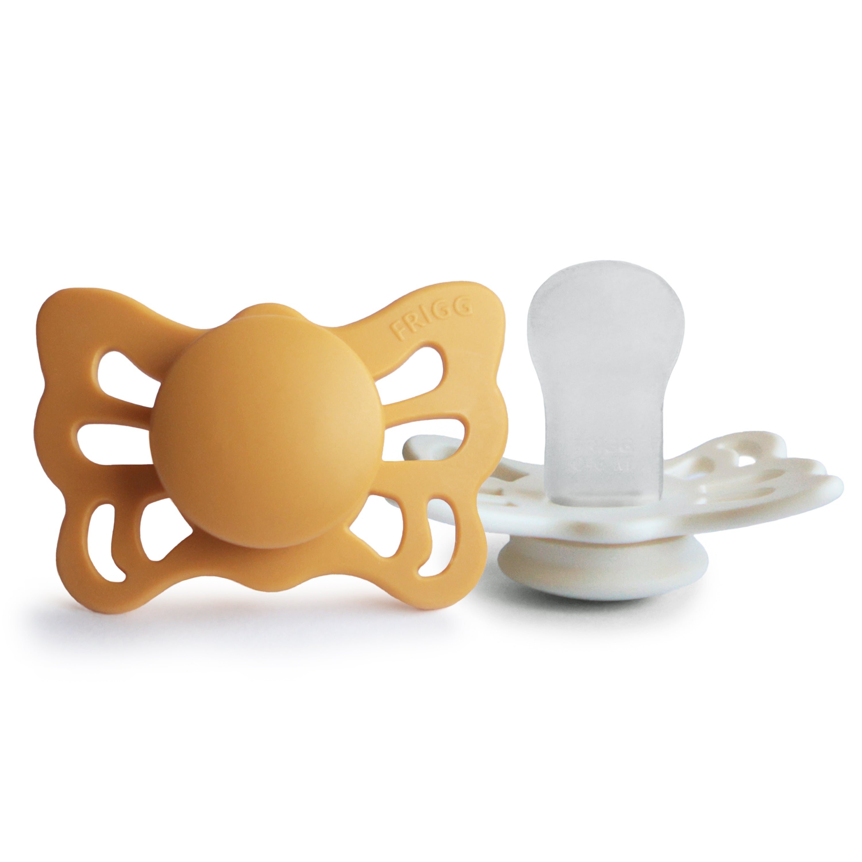 FRIGG Butterfly Anatomical Silicone Pacifier 2-Pack (0-6 Months) {Drop Ship}