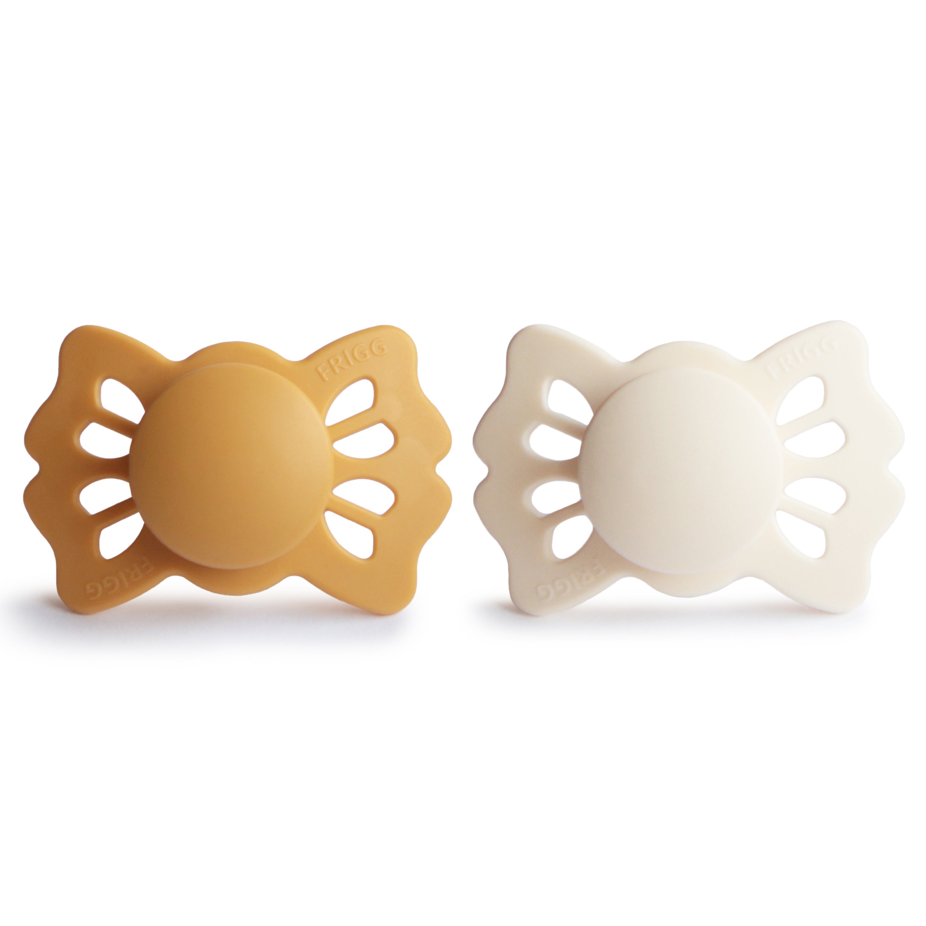 FRIGG Lucky Symmetrical Silicone Pacifier 2-Pack (0-6 Months) {Drop Ship}