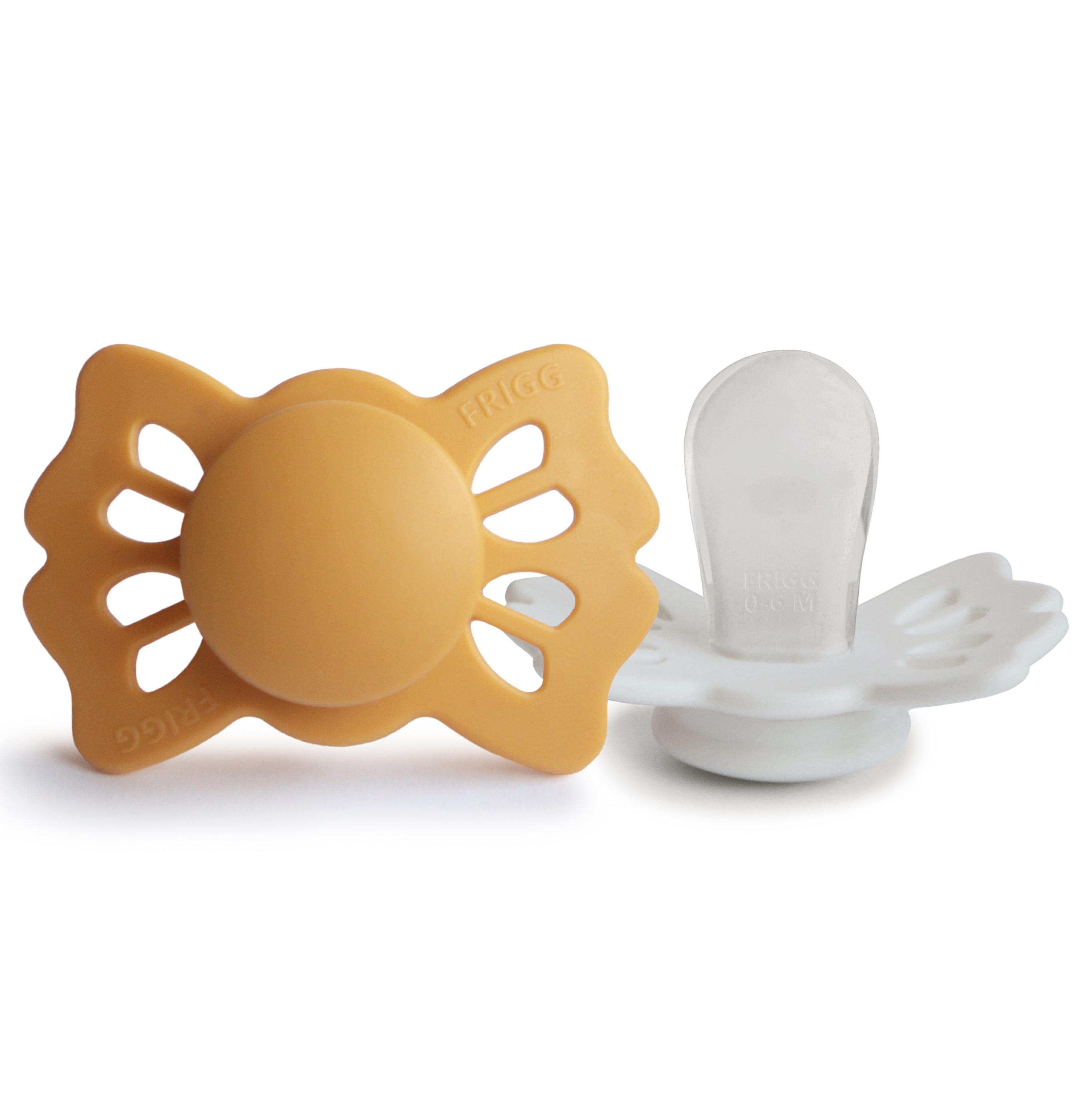 FRIGG Lucky Symmetrical Silicone Pacifier 2-Pack (0-6 Months) {Drop Ship}