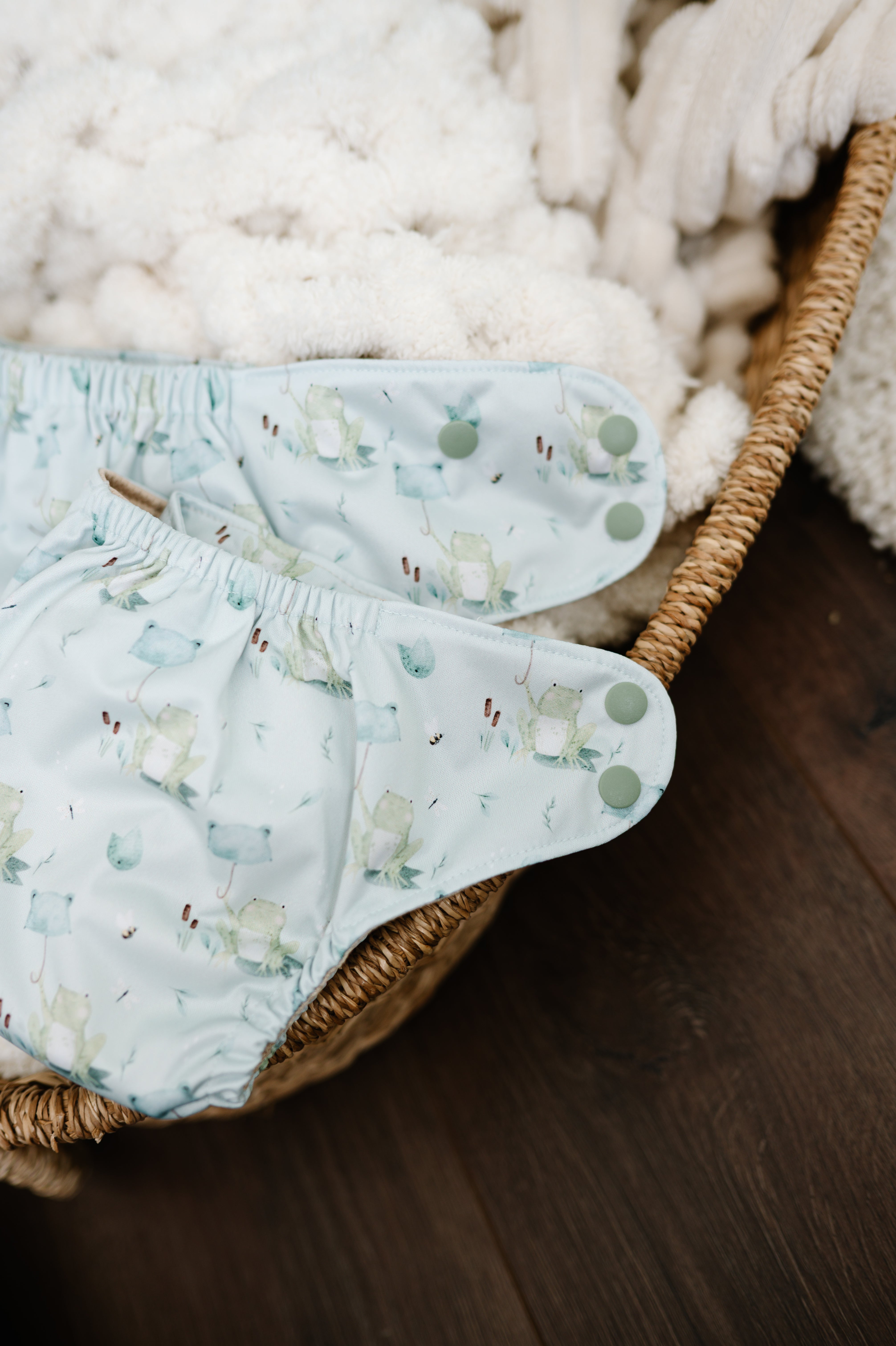 Ribbit - (AIO NEWBORN POCKET DIAPER)