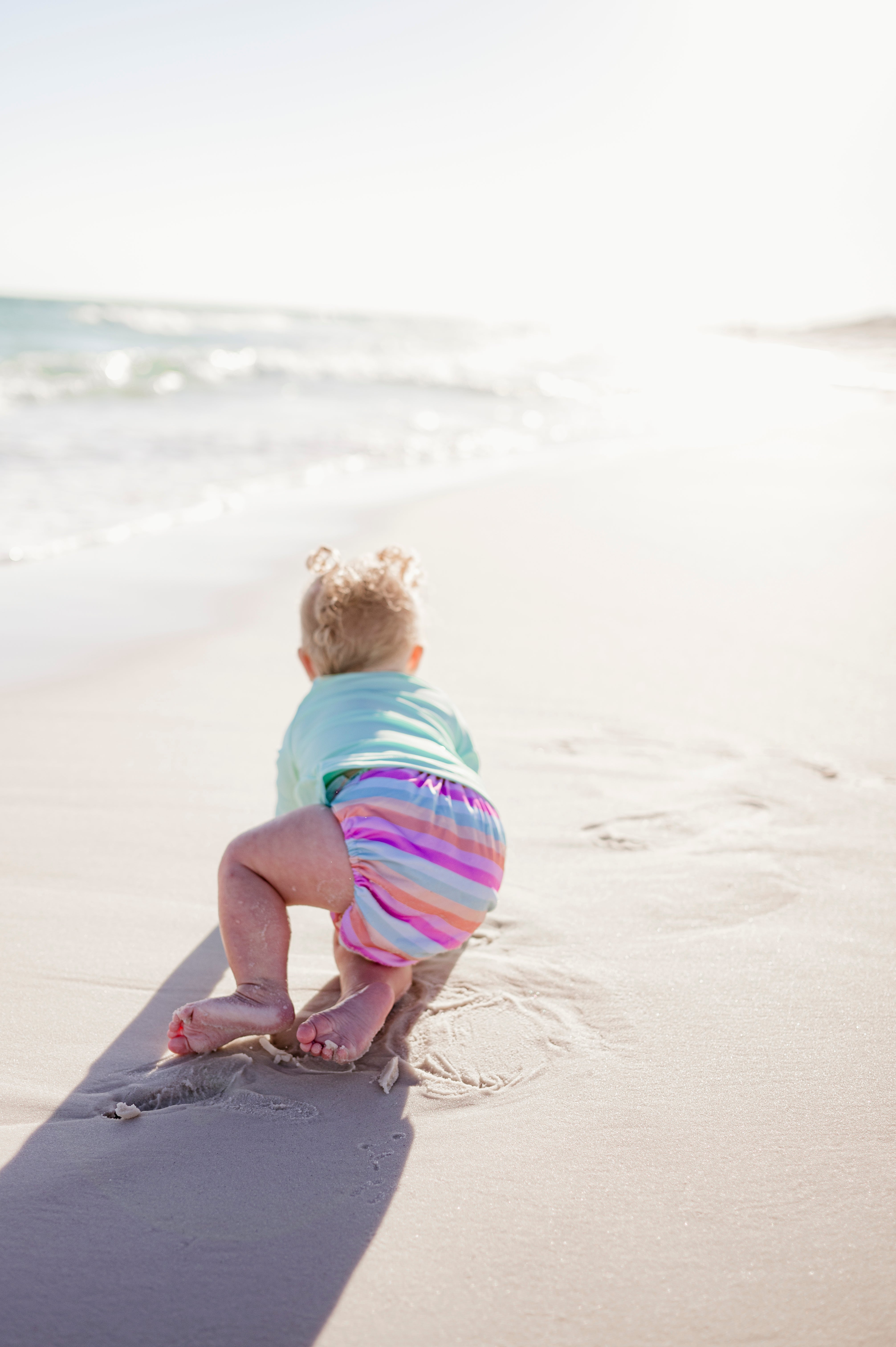 Sorbet Sunrise - (SWIM DIAPER)