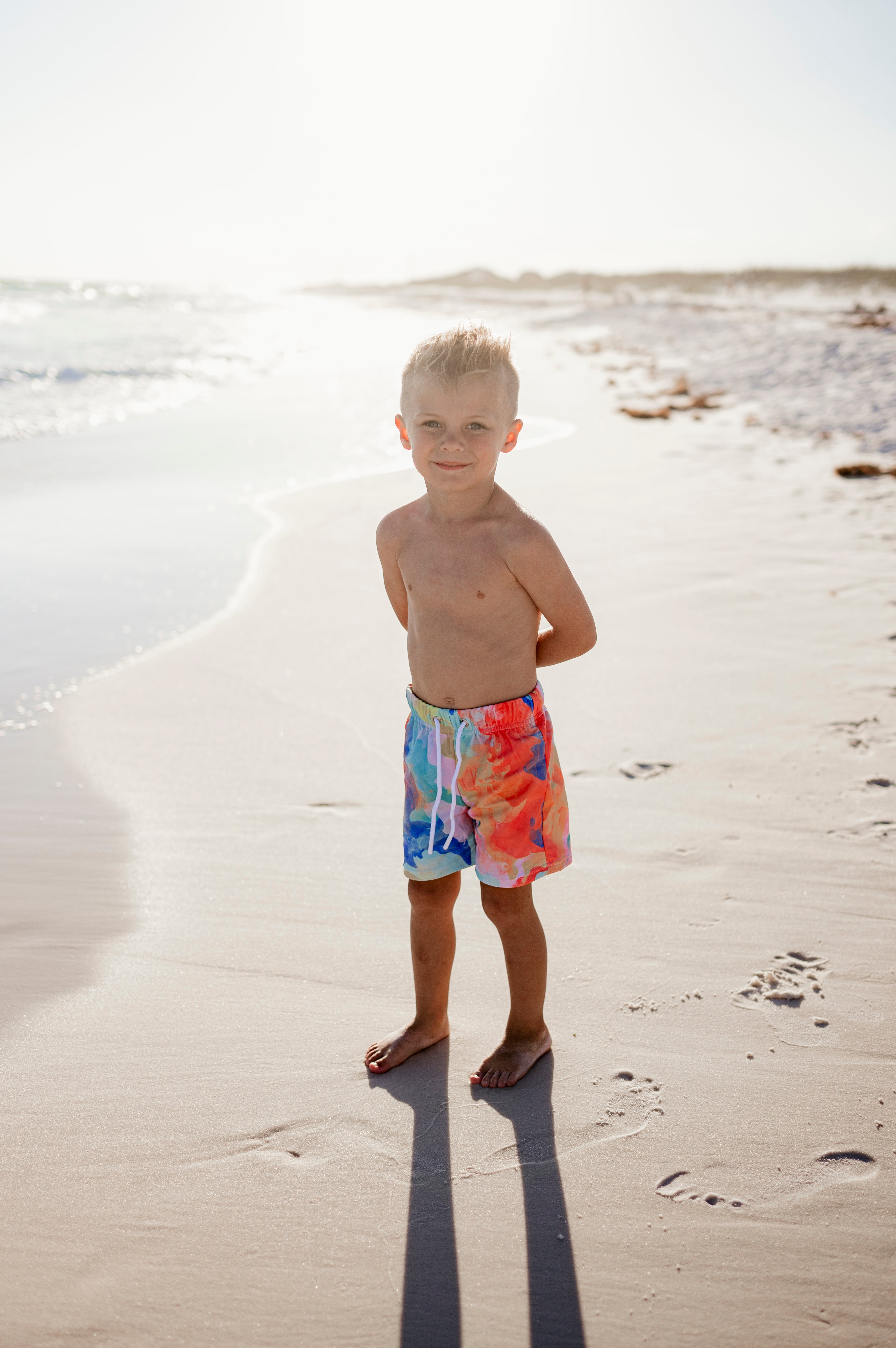 Sherbet Sunset  - (SWIM SHORTS) - FINAL FEW