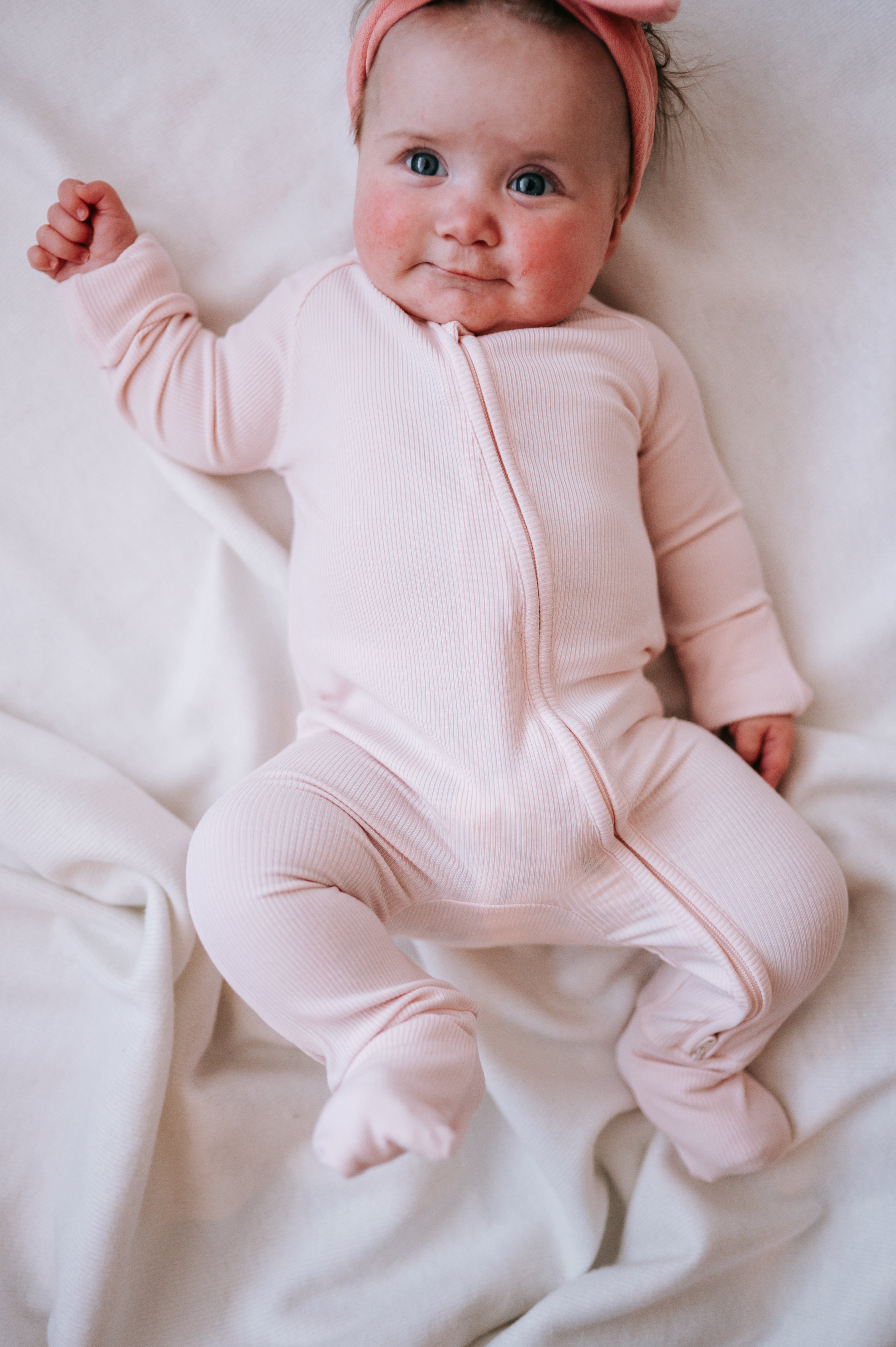 Rosewater - (Snug Zip Ribbed) - FINAL SALE