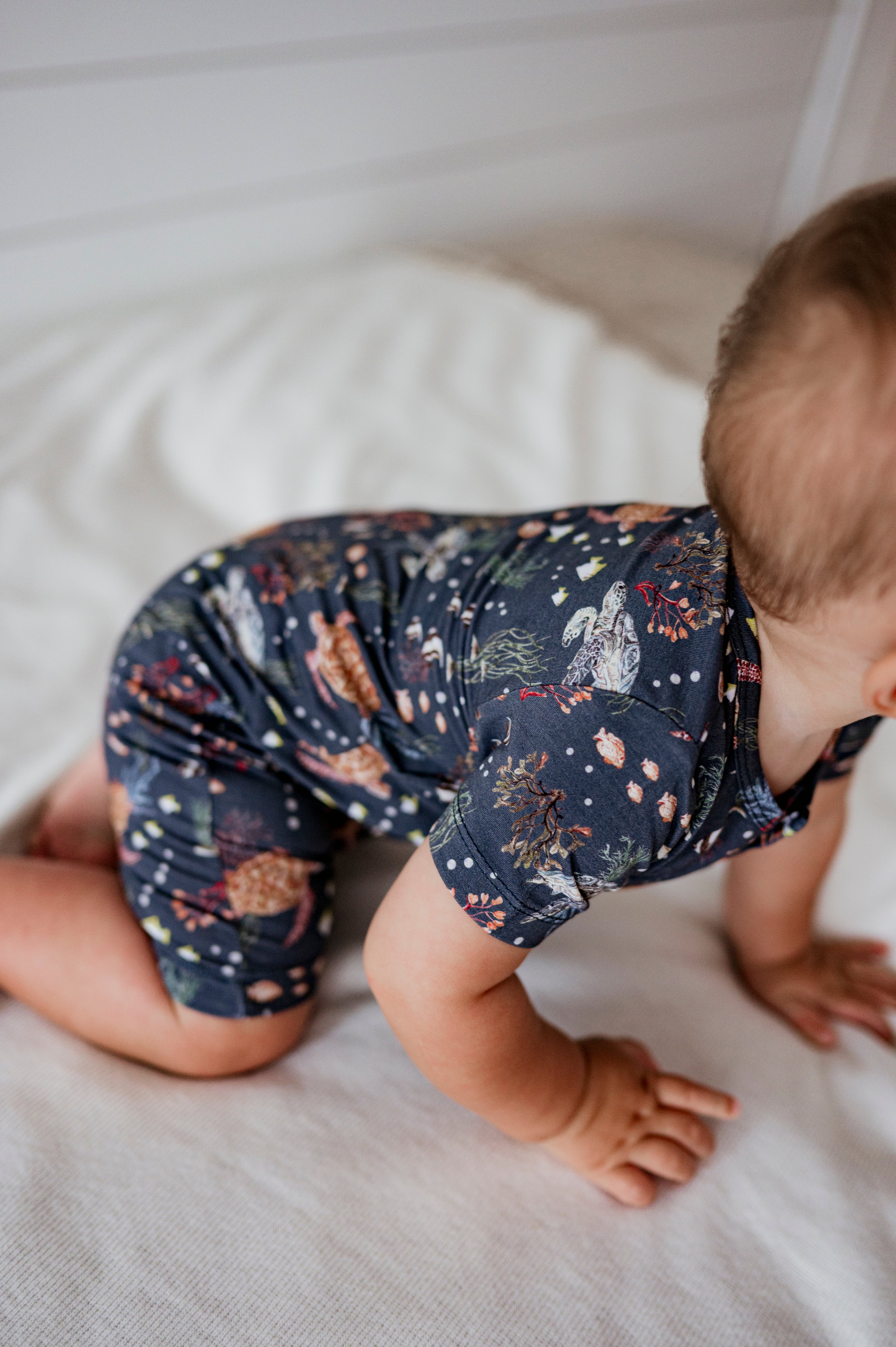 Shell Yeah - (SHORTIE ROMPER)