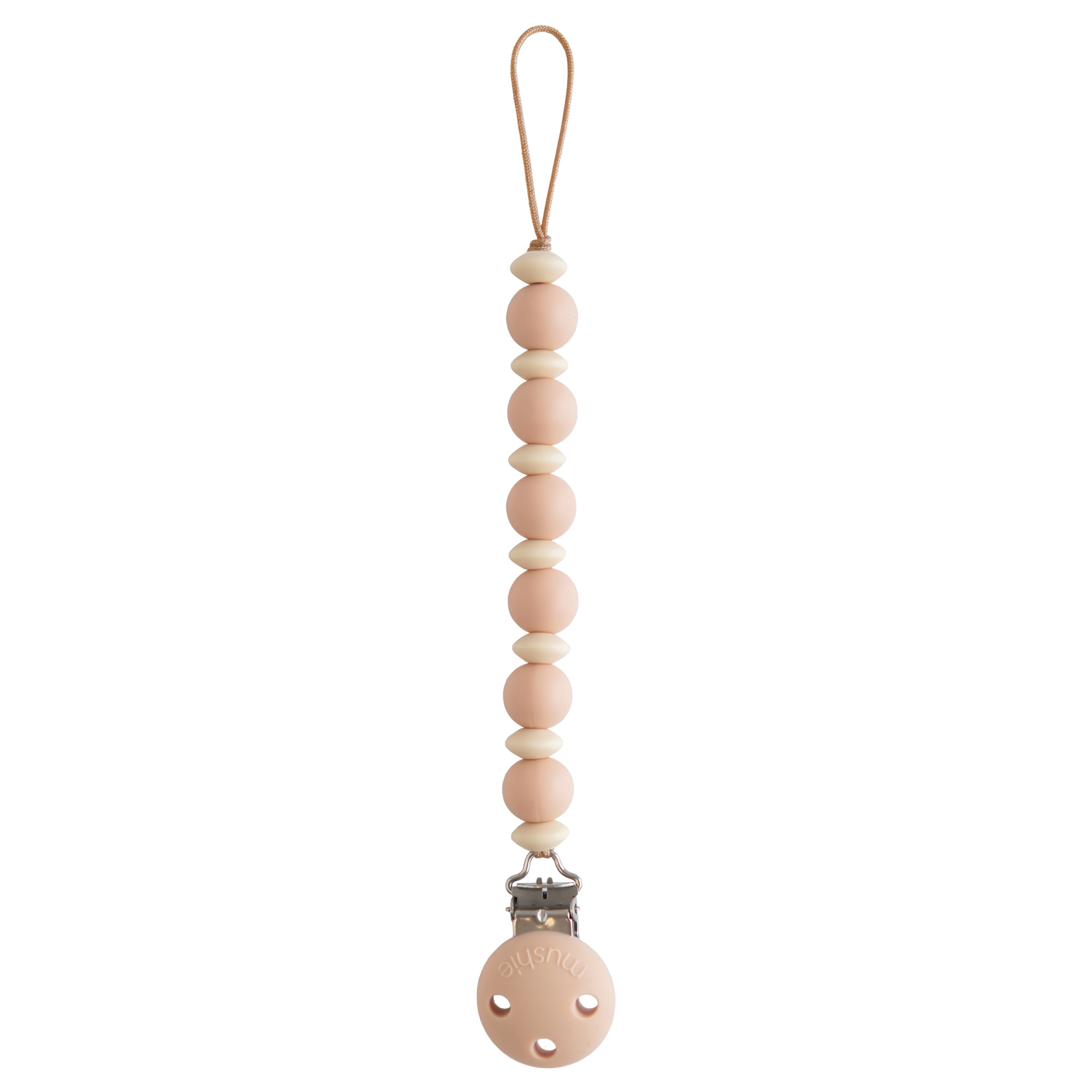 Silicone Pacifier Clip | Luna {Drop Ship}