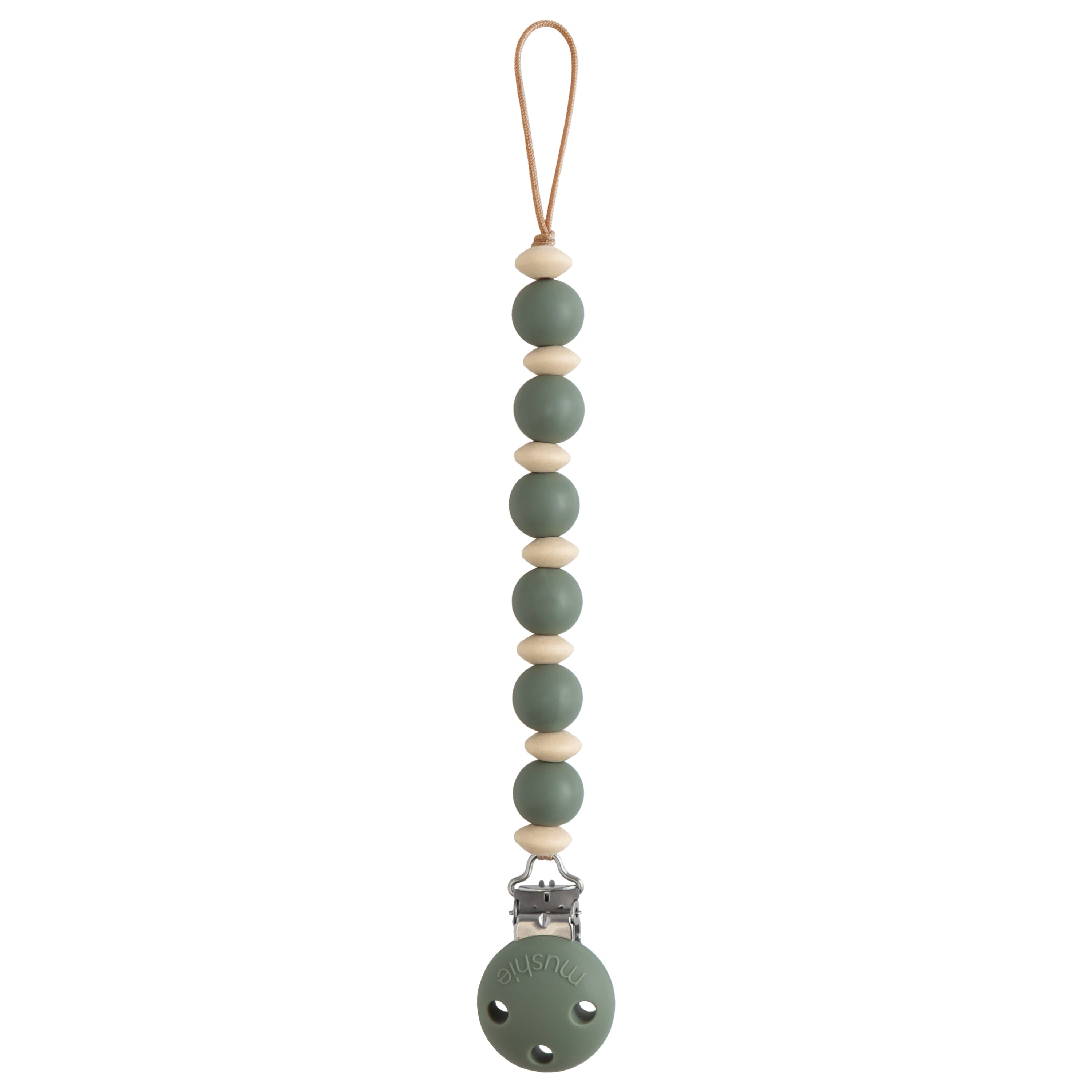 Silicone Pacifier Clip | Luna {Drop Ship}