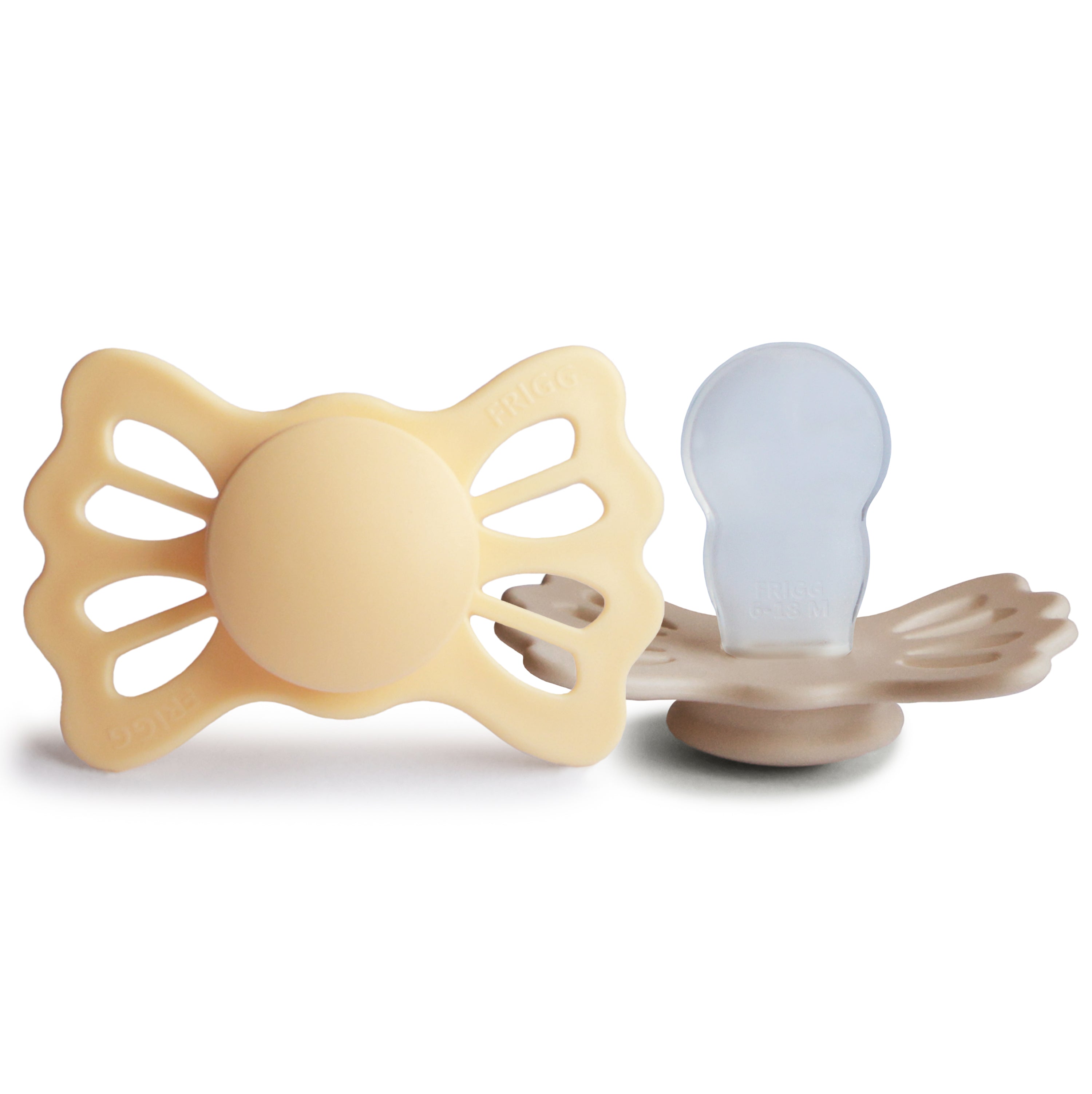FRIGG Lucky Symmetrical Silicone Pacifier 2-Pack (6-18 Months) {Drop Ship}