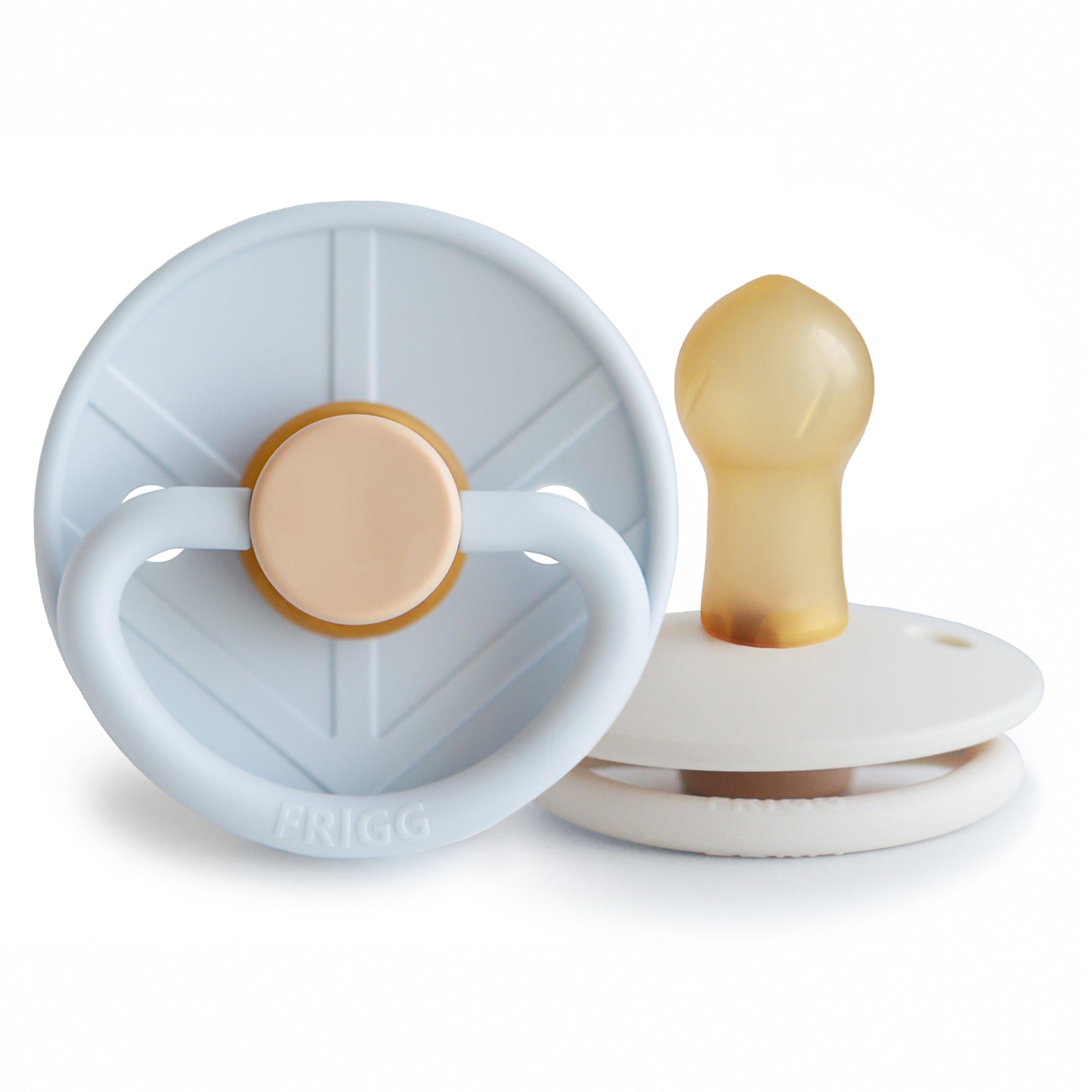 FRIGG Little Viking Natural Rubber Pacifier 2-Pack {Drop Ship}