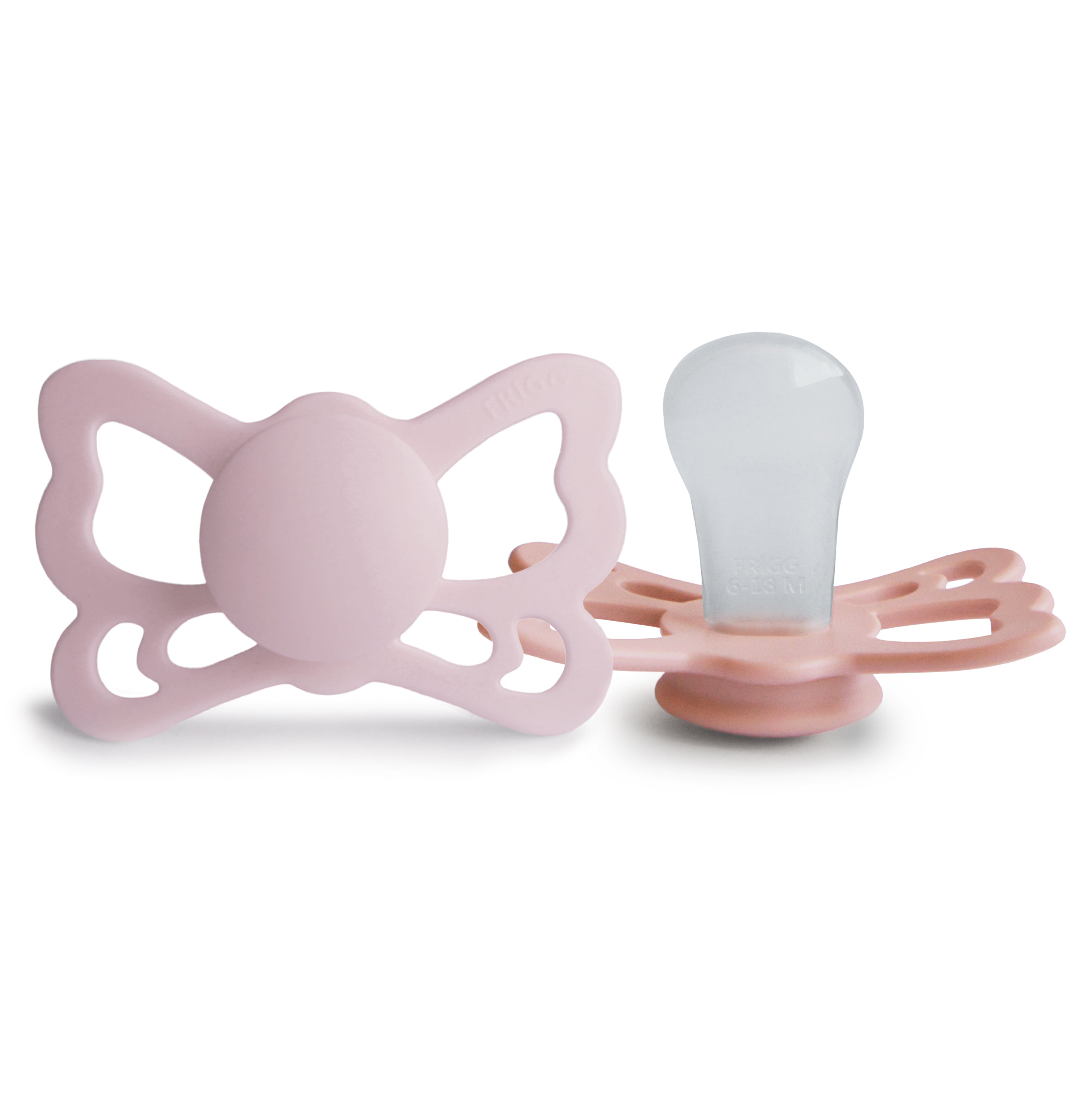 FRIGG Butterfly Anatomical Silicone Pacifier 2-Pack (6-18 Months) {Drop Ship}