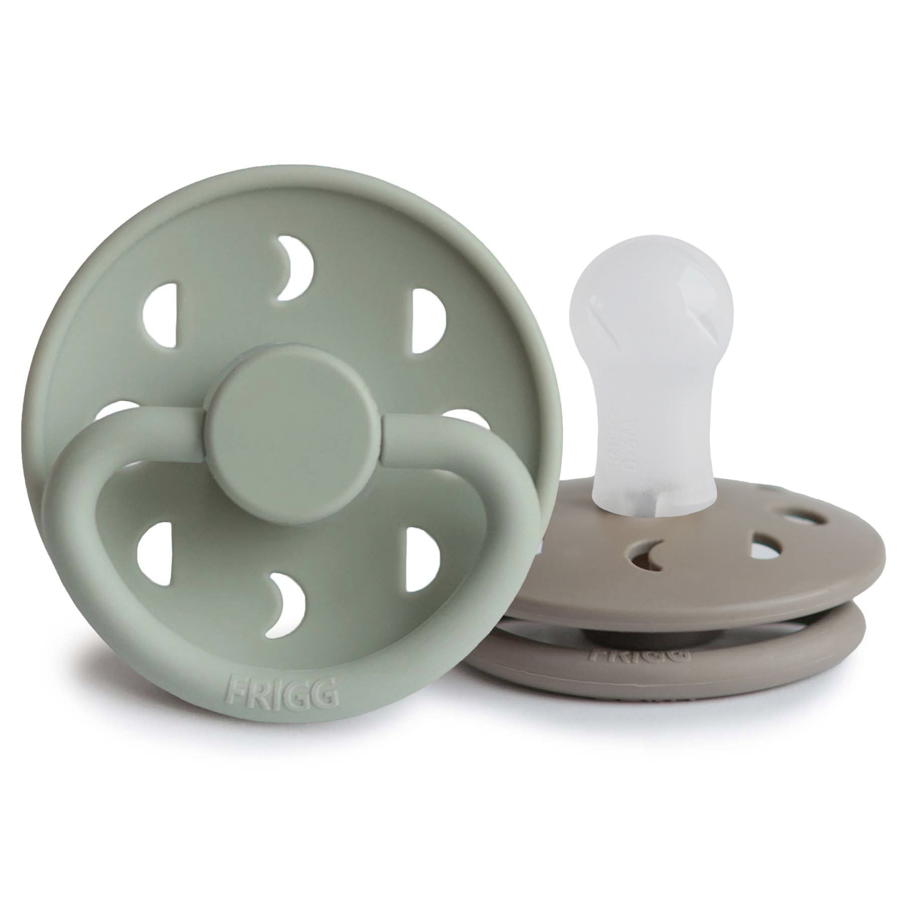 FRIGG Moon Silicone Pacifier 2-Pack {Drop Ship}