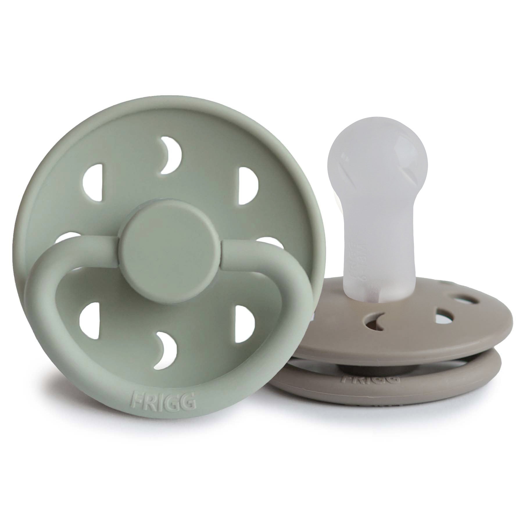FRIGG Moon Silicone Pacifier 2-Pack {Drop Ship}
