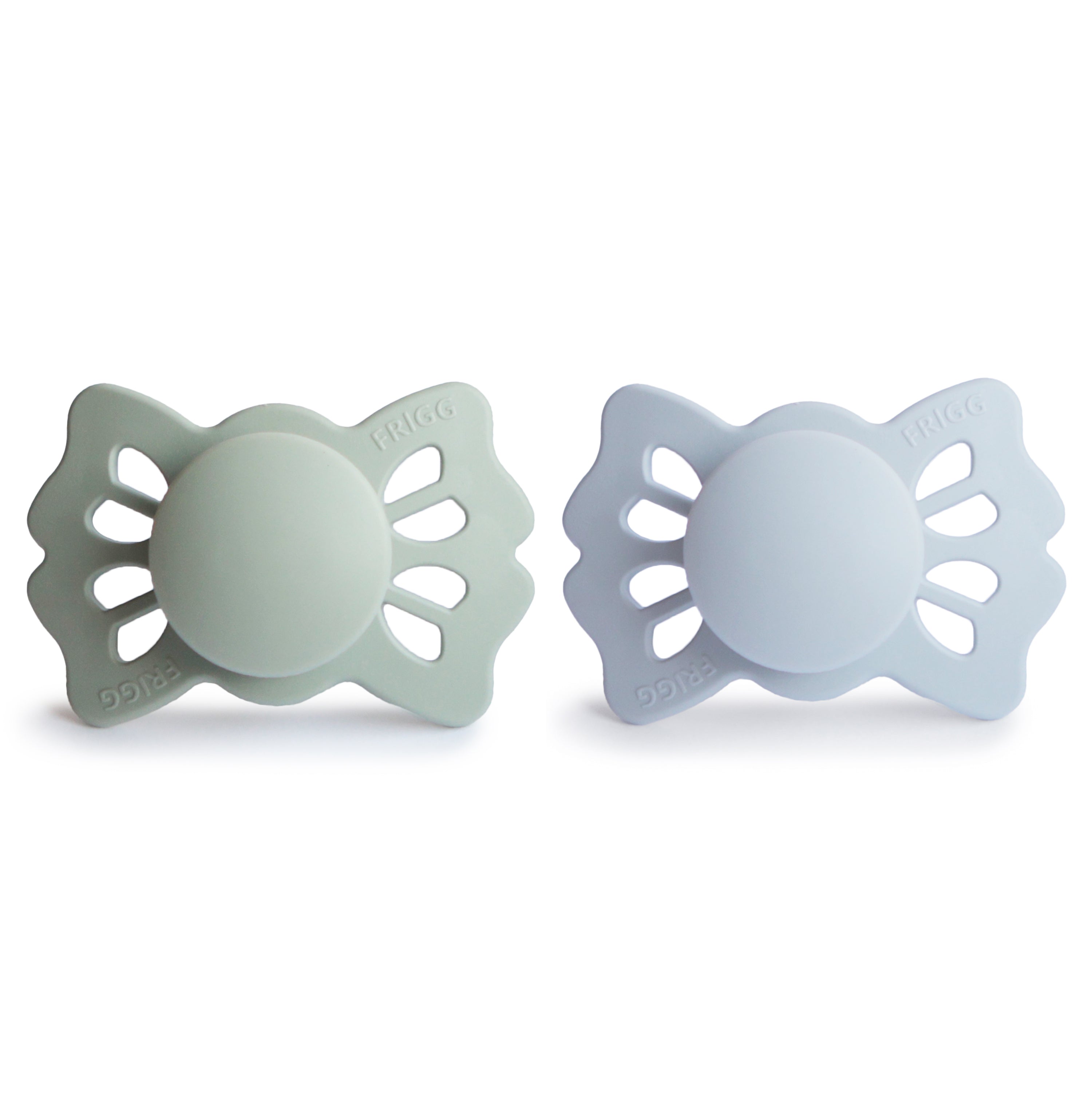 FRIGG Lucky Symmetrical Silicone Pacifier 2-Pack (0-6 Months) {Drop Ship}