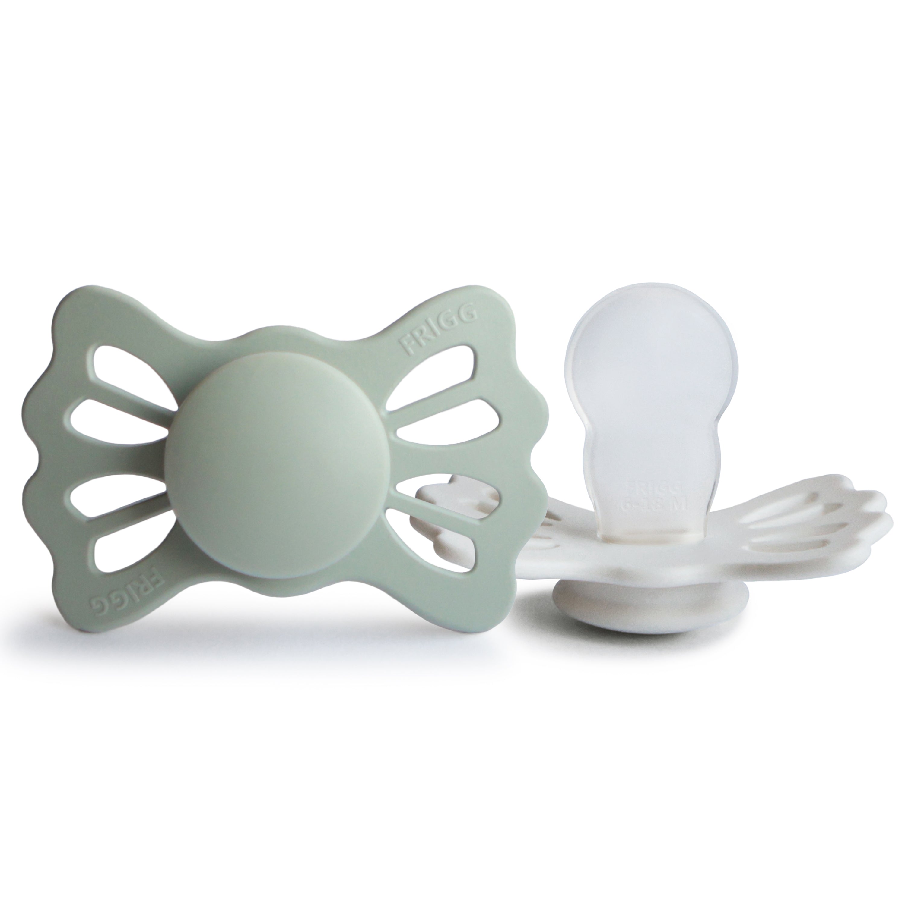 FRIGG Lucky Symmetrical Silicone Pacifier 2-Pack (6-18 Months) {Drop Ship}