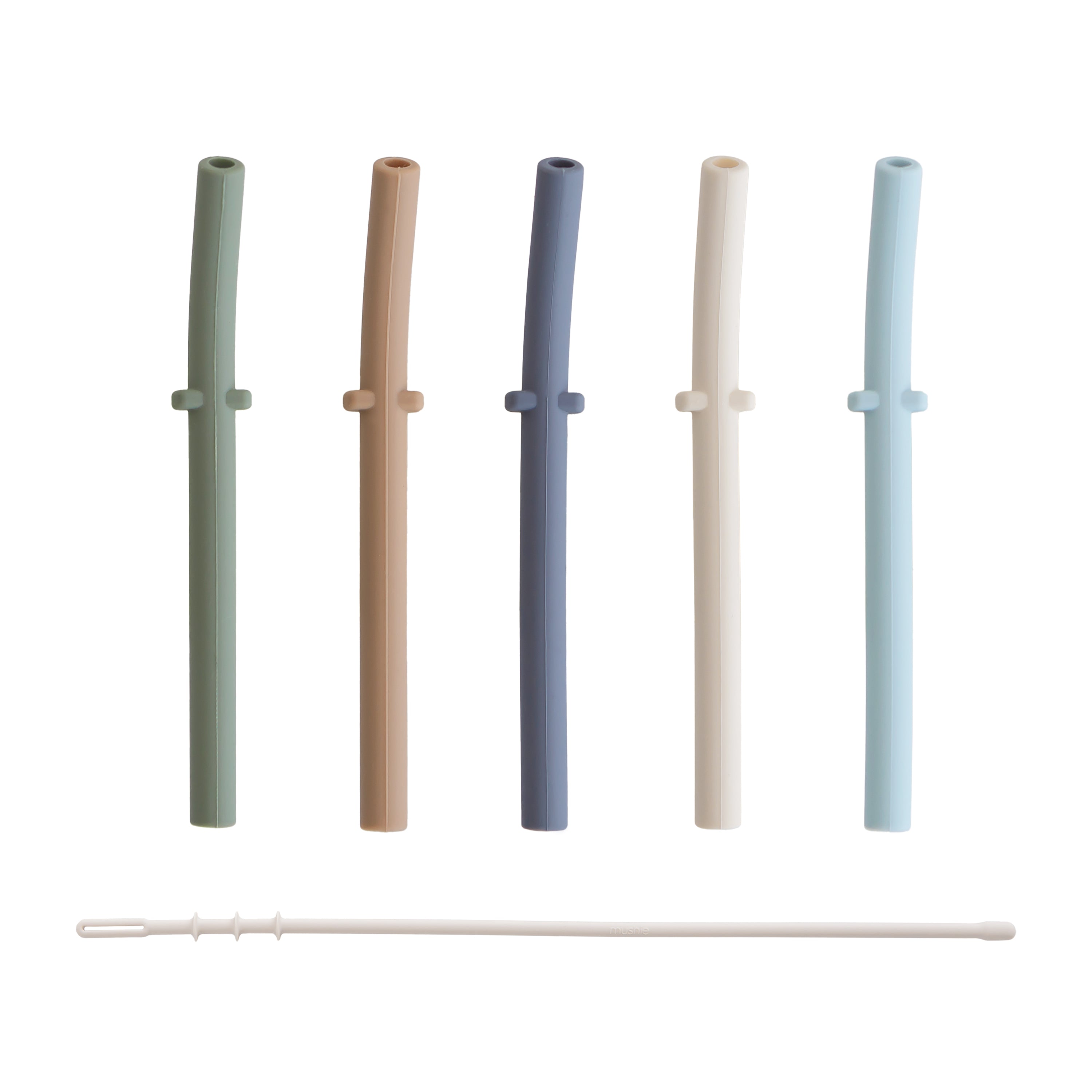 Silicone Replacement Straws - 5 Pack {Drop Ship}