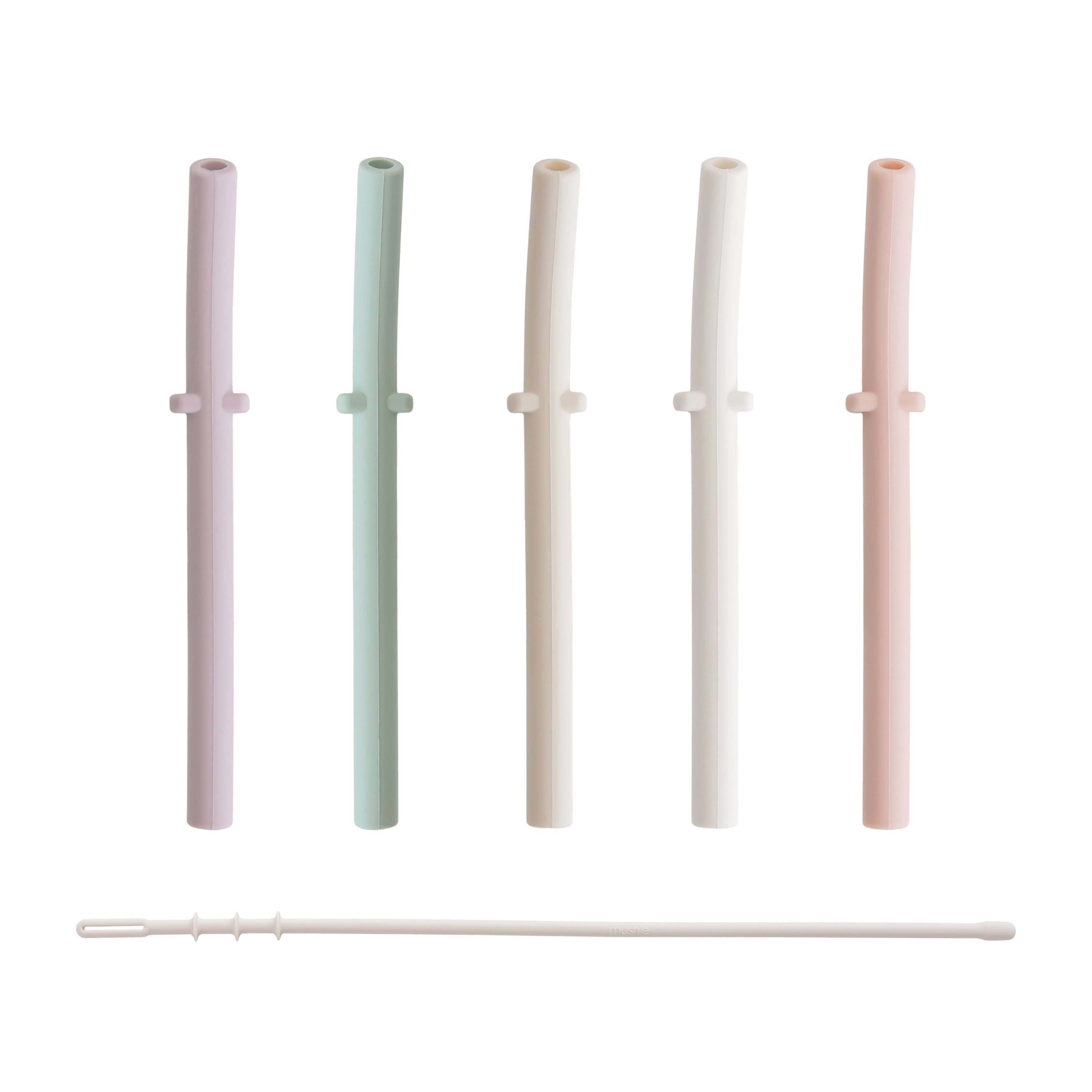 Silicone Replacement Straws - 5 Pack {Drop Ship}