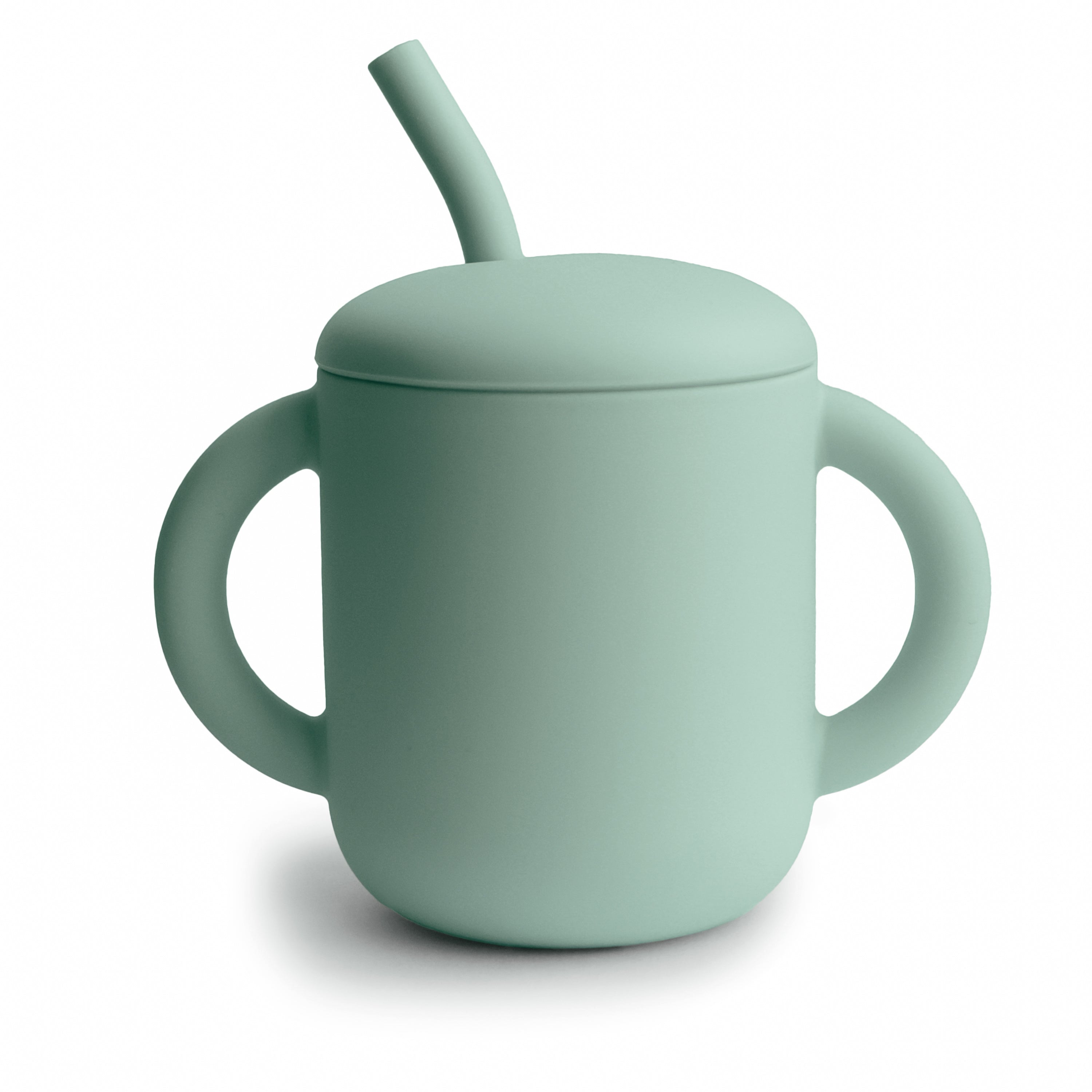 Silicone Training Cup + Straw {Drop Ship}