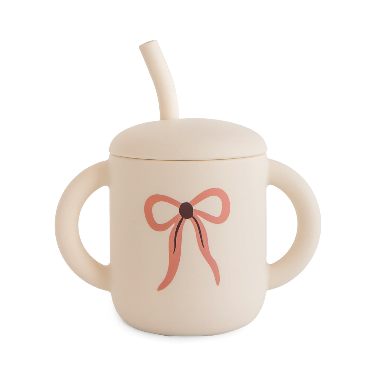 Silicone Training Cup + Straw {Drop Ship}