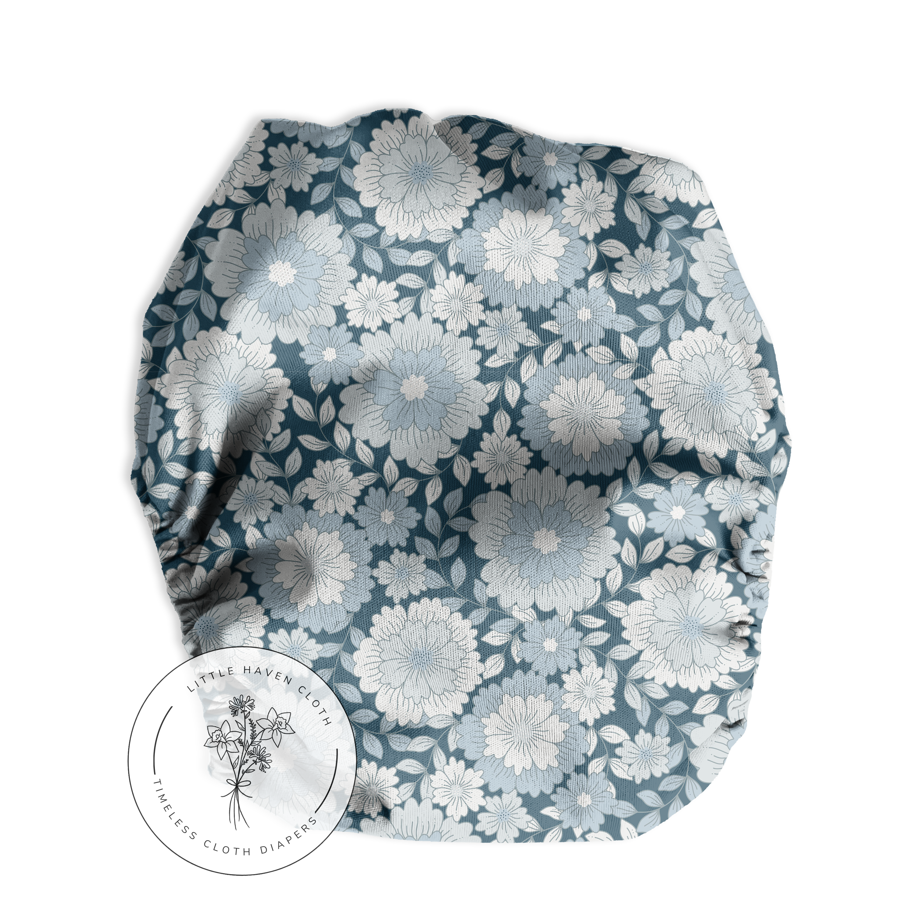 Snow Blossom - (POCKET DIAPER)