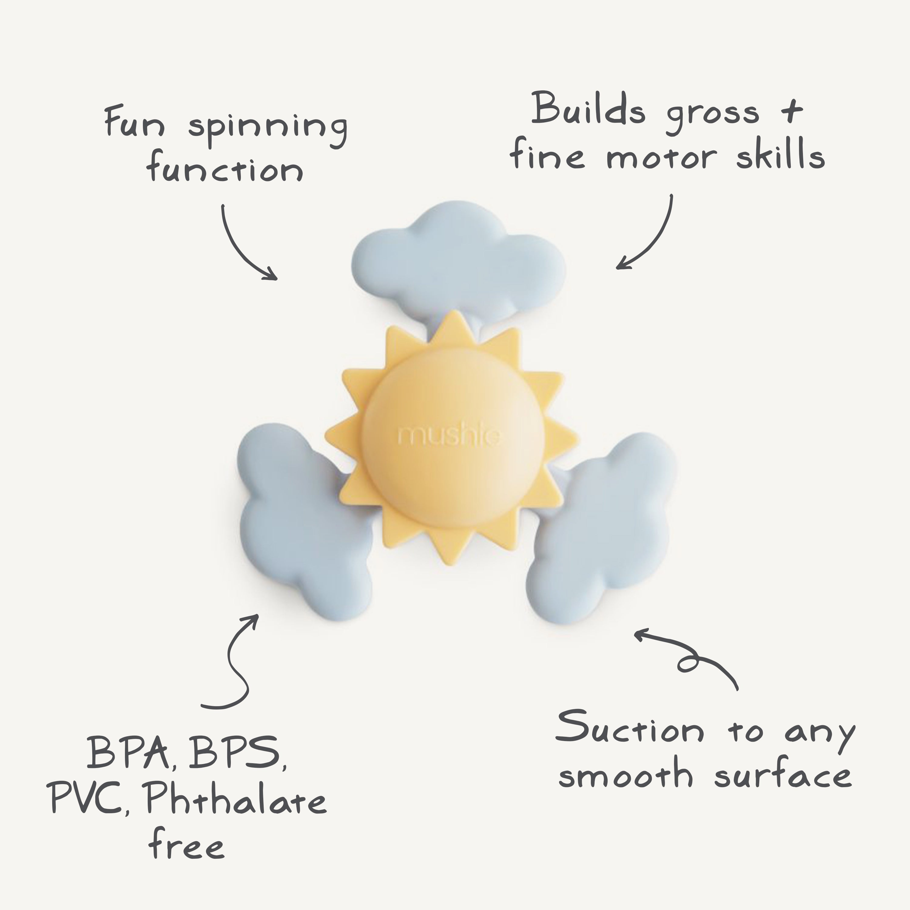 Sunshine Suction Spinner Toy {Drop Ship}