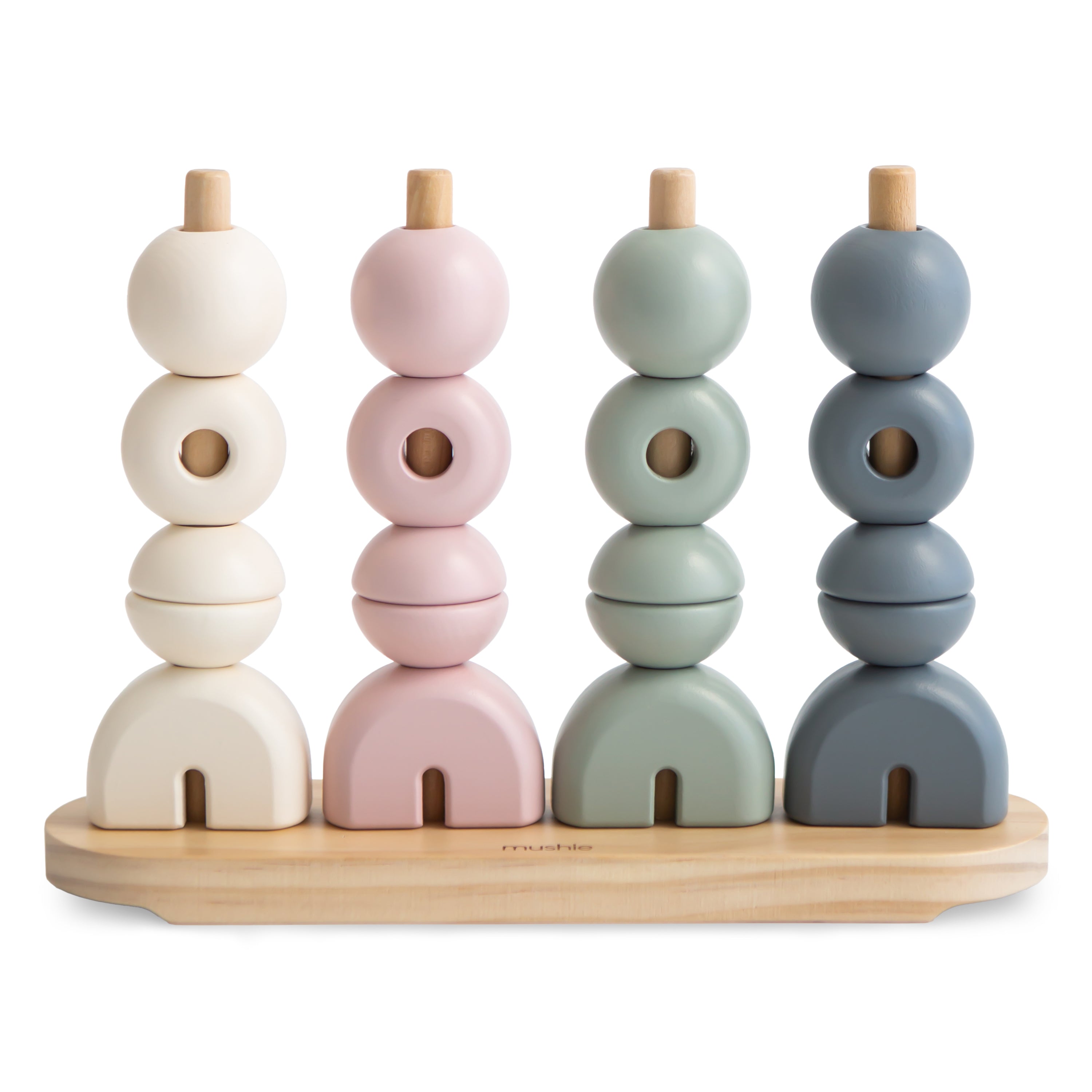 Wooden Multi Shape Stacker {Drop Ship}