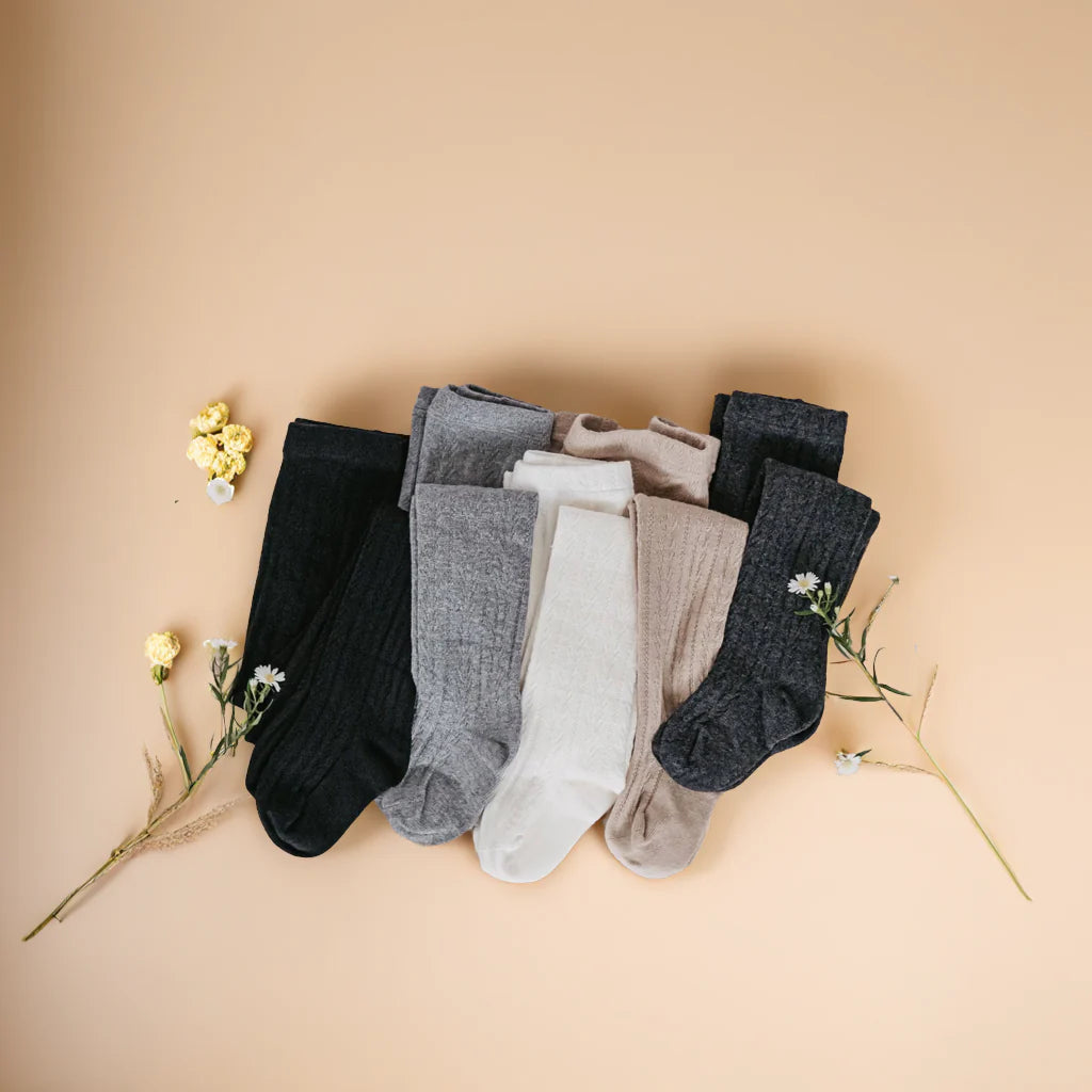 Little Love Bug Cable Knit Tights {DROP SHIP}
