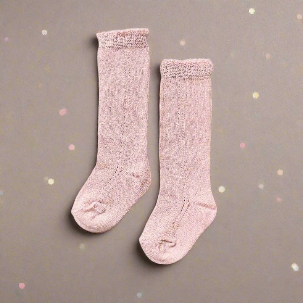 LLB Eyelet Knee High Socks {DROP SHIP}
