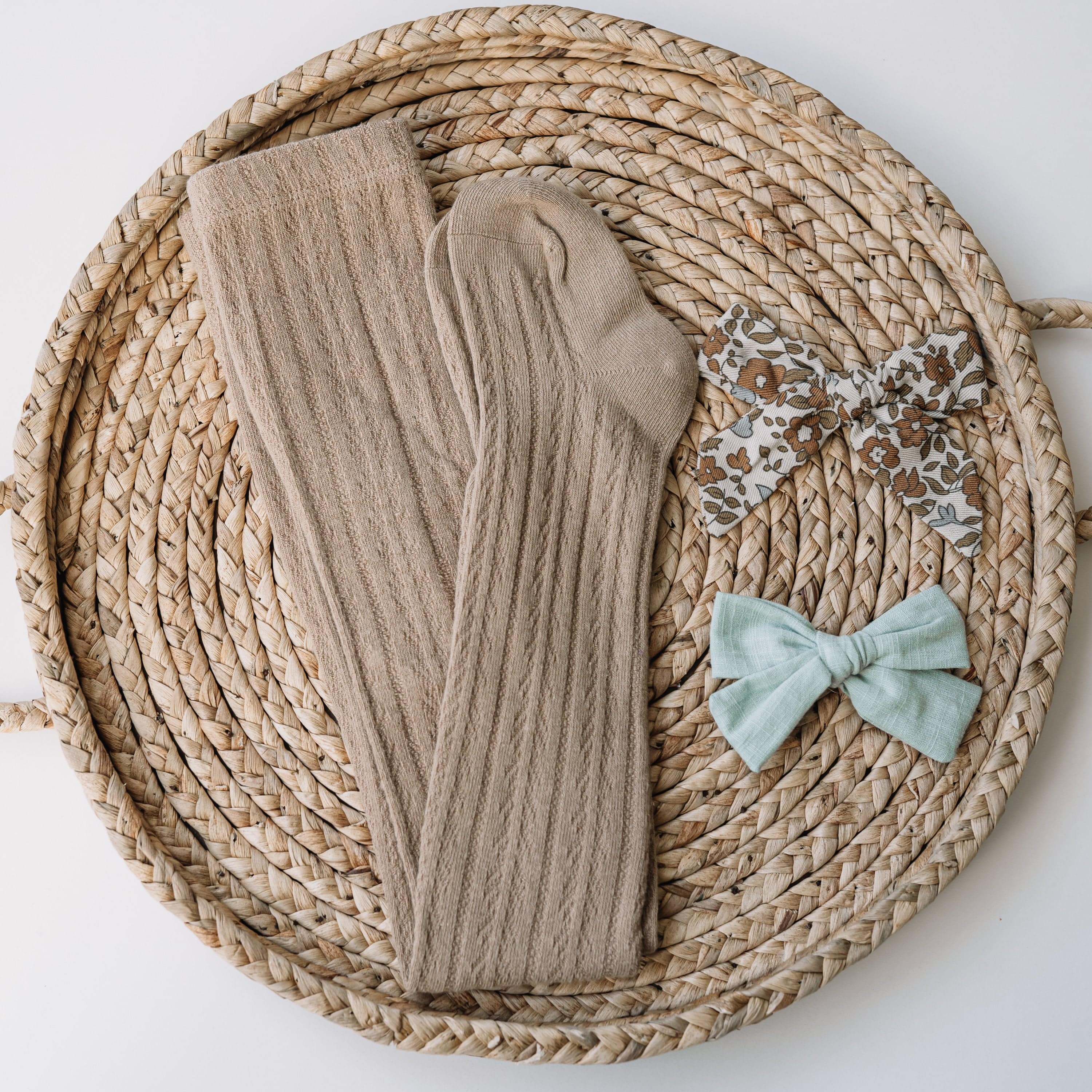 Little Love Bug Cable Knit Tights {DROP SHIP}
