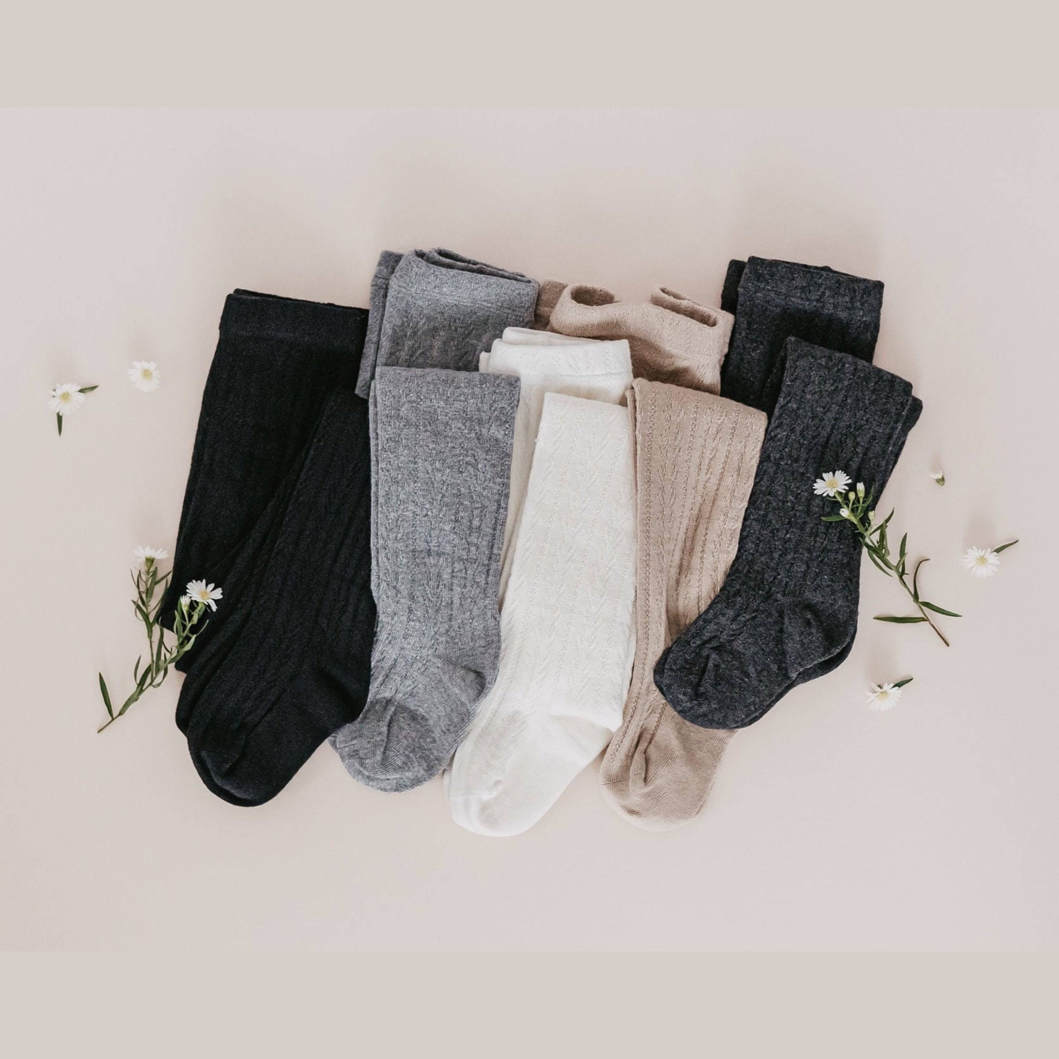Little Love Bug Cable Knit Tights {DROP SHIP}
