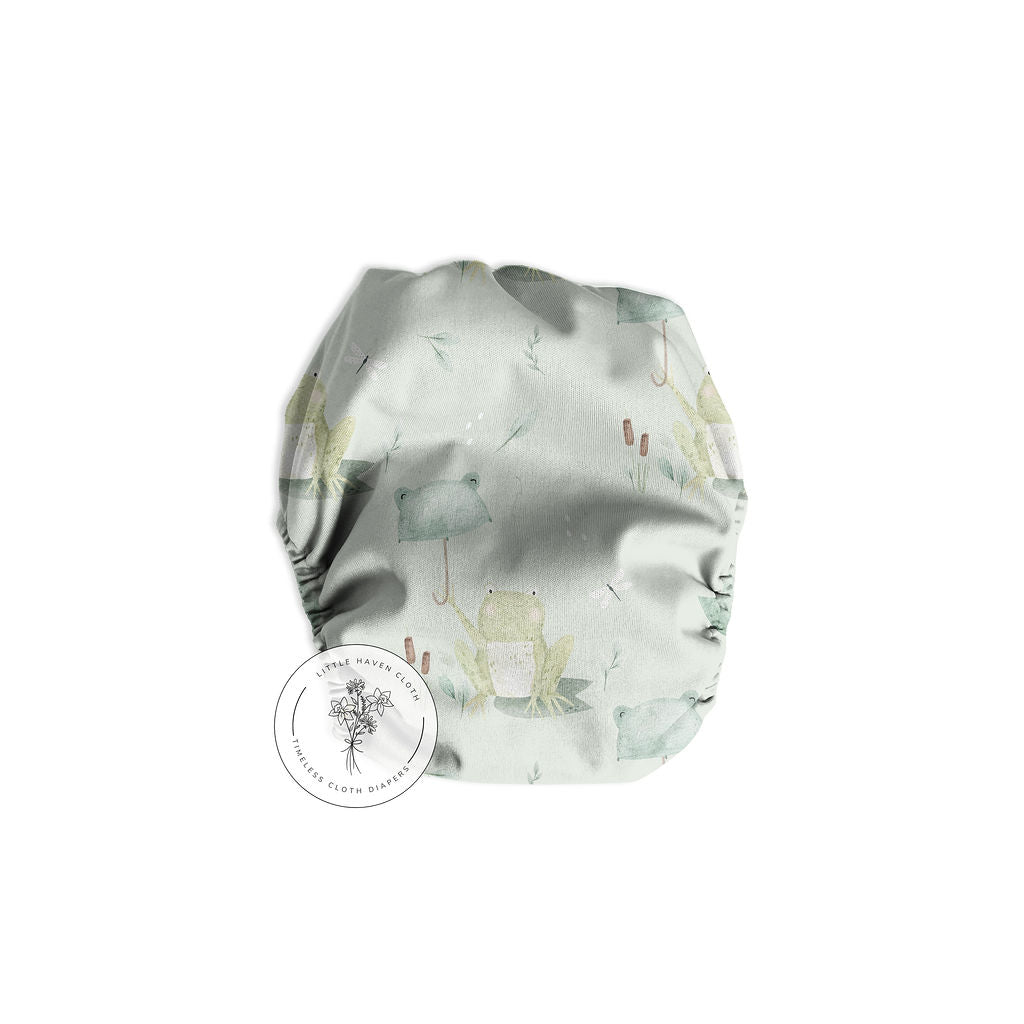 Ribbit - (AIO NEWBORN POCKET DIAPER) - PRESALE