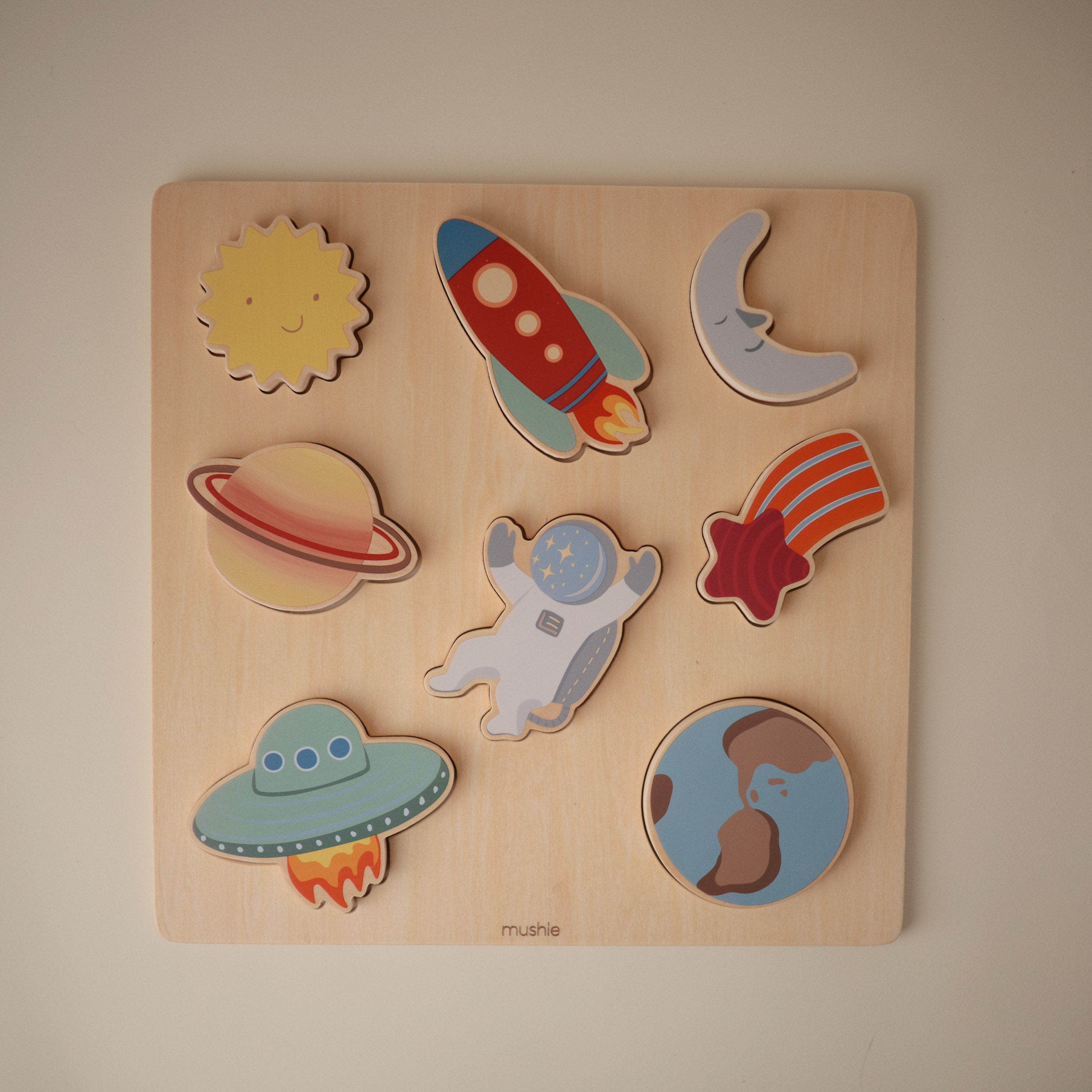 Wooden Space Puzzle {Drop Ship}