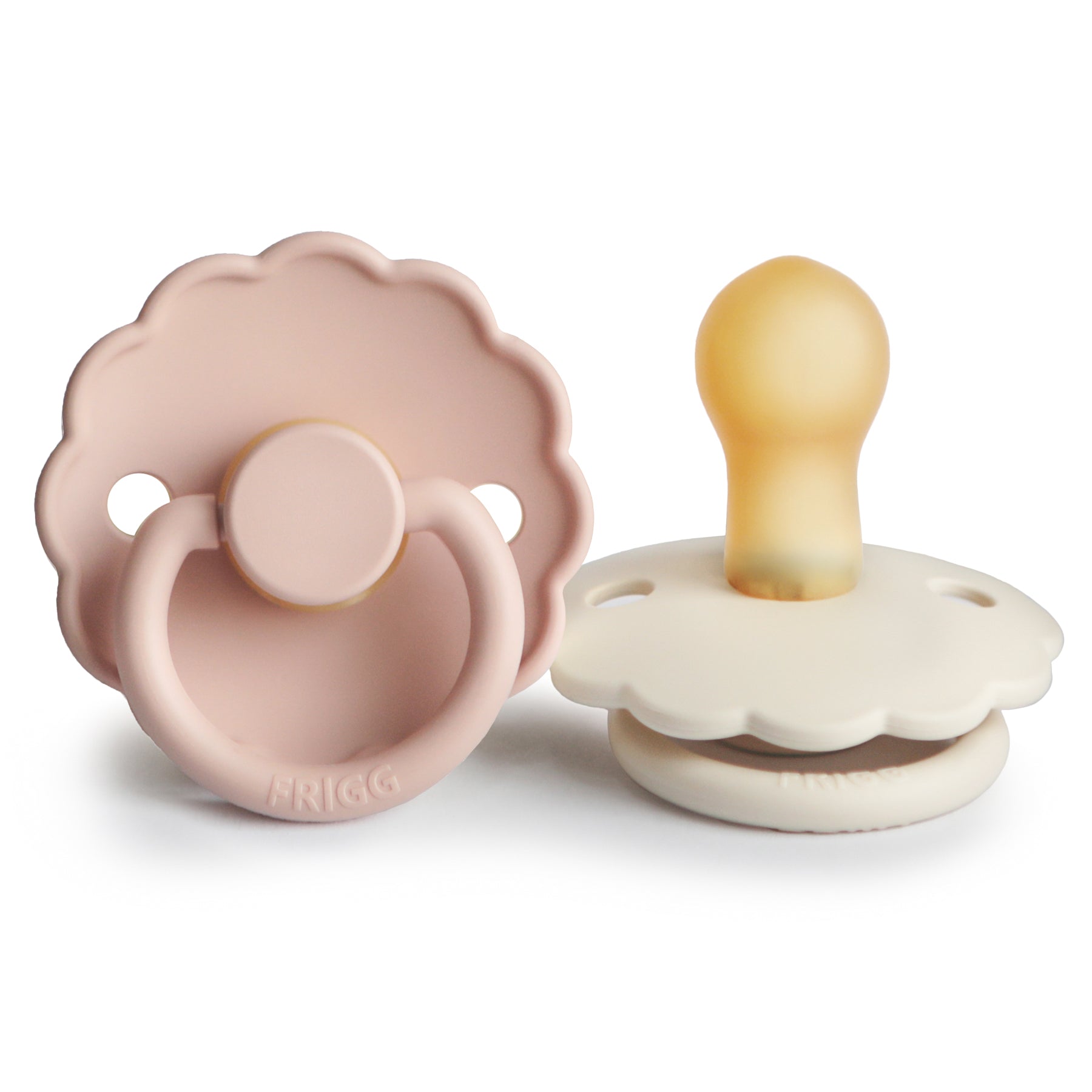 FRIGG Daisy Natural Rubber Pacifier 2-Pack {Drop Ship}